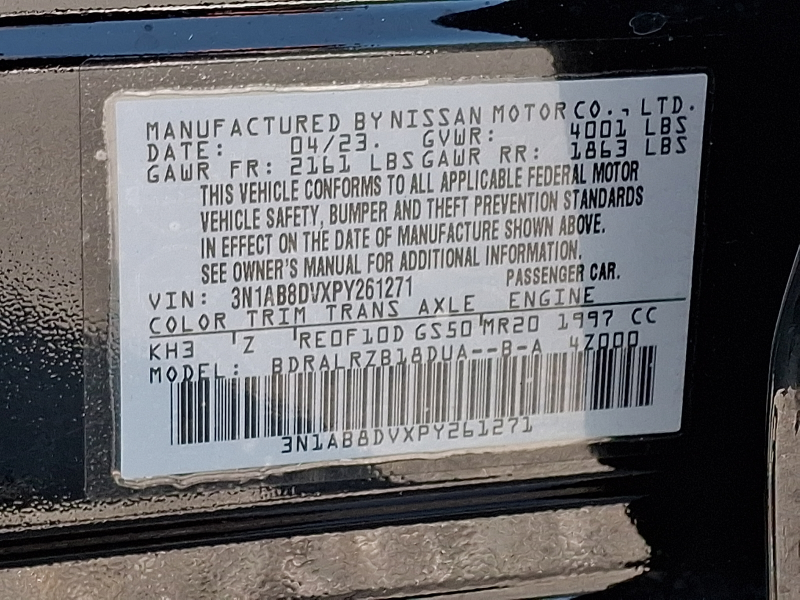 Used 2023 Nissan Sentra Sedan