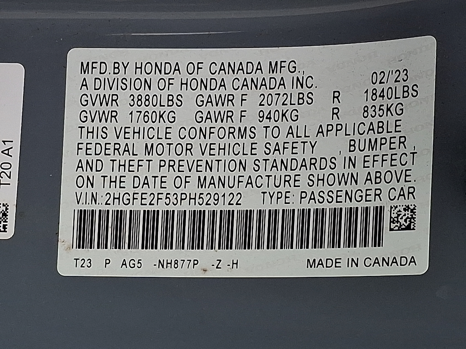 Used 2023 Honda Civic Sedan