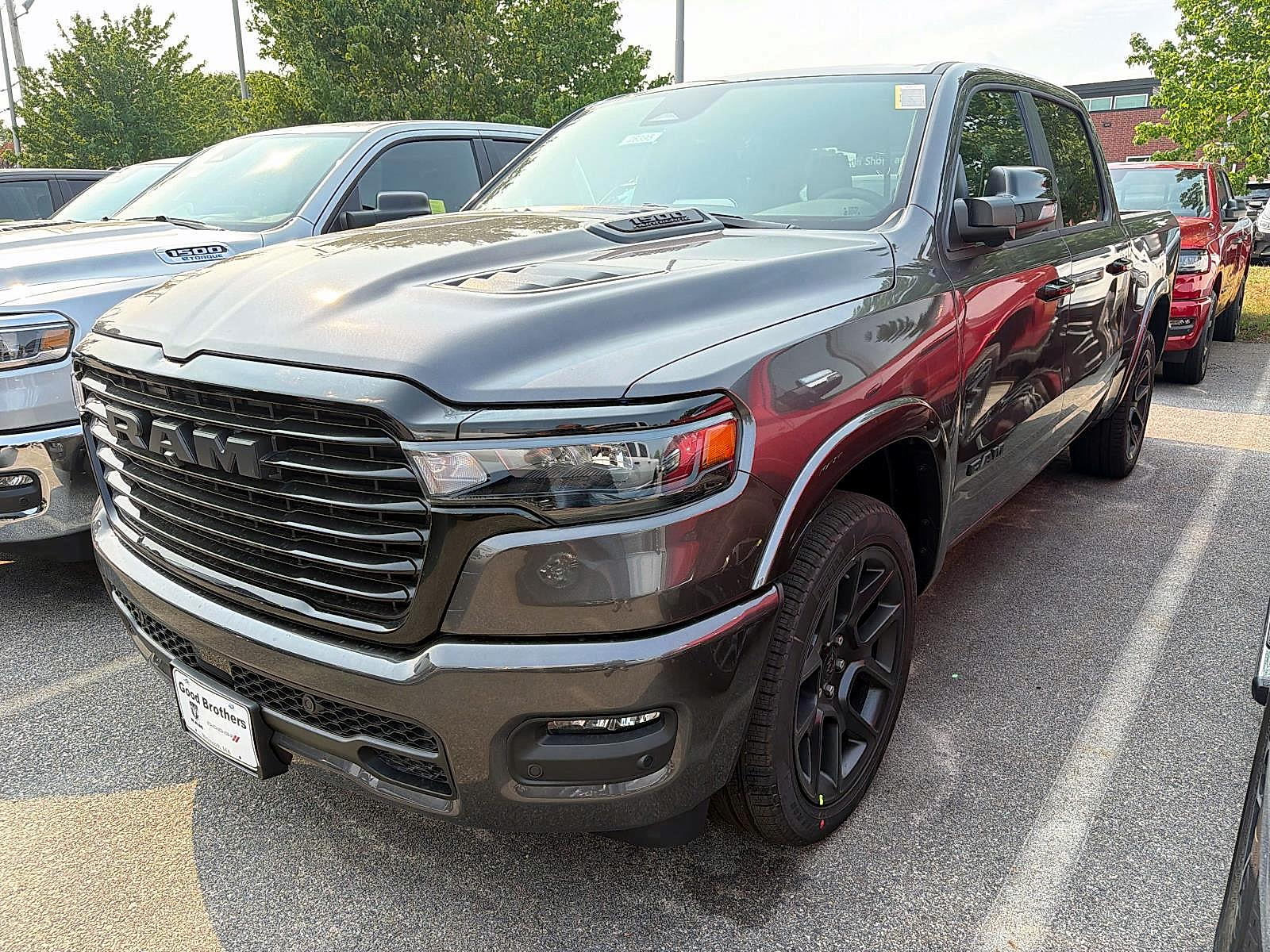 Gray 2026 RAM 1500 Pickup Truck Four-Wheel Drive Automatic