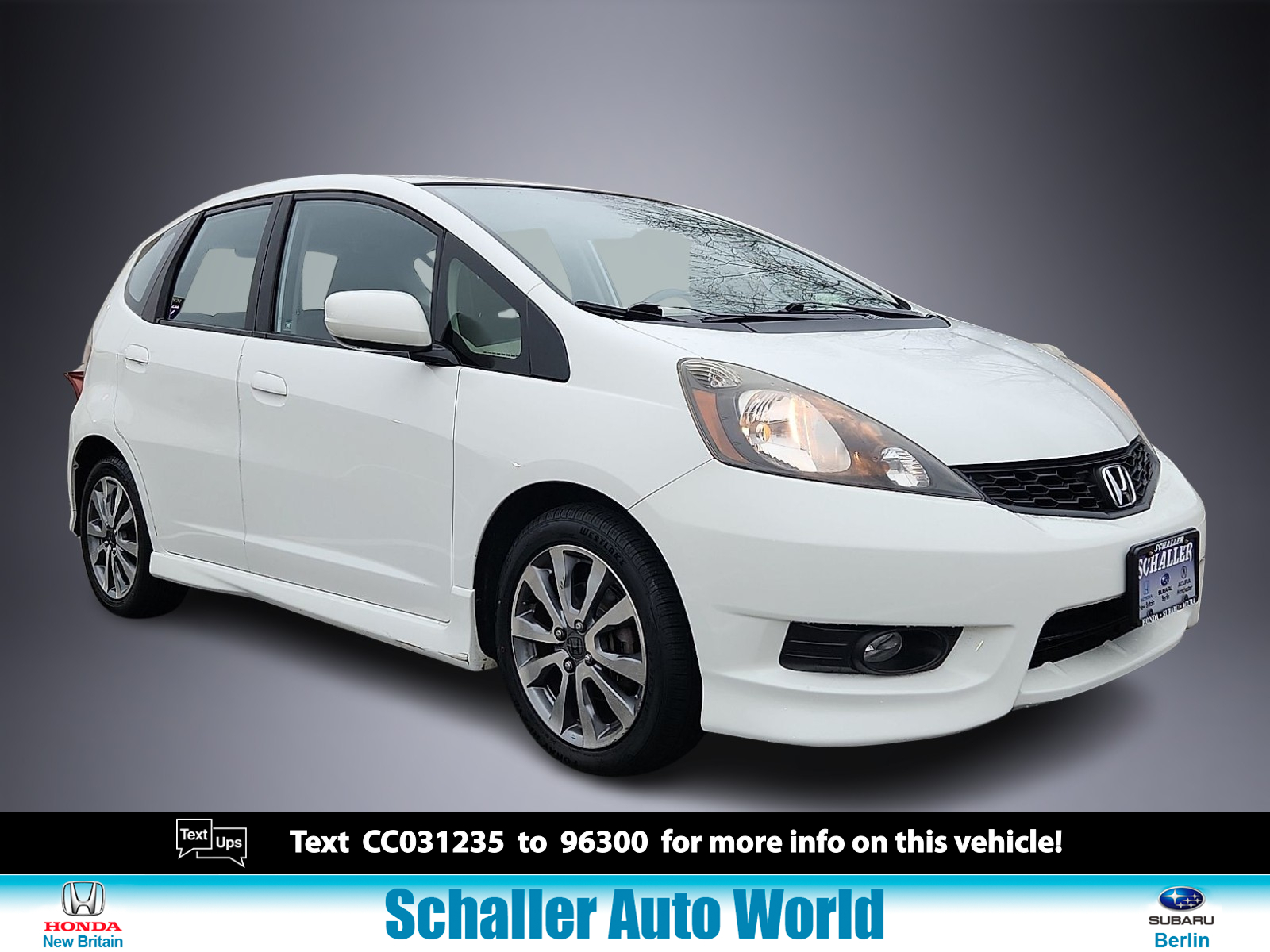 Taffeta White - WH 2012 Honda Fit Sport Hatchback Front-Wheel Drive Automatic