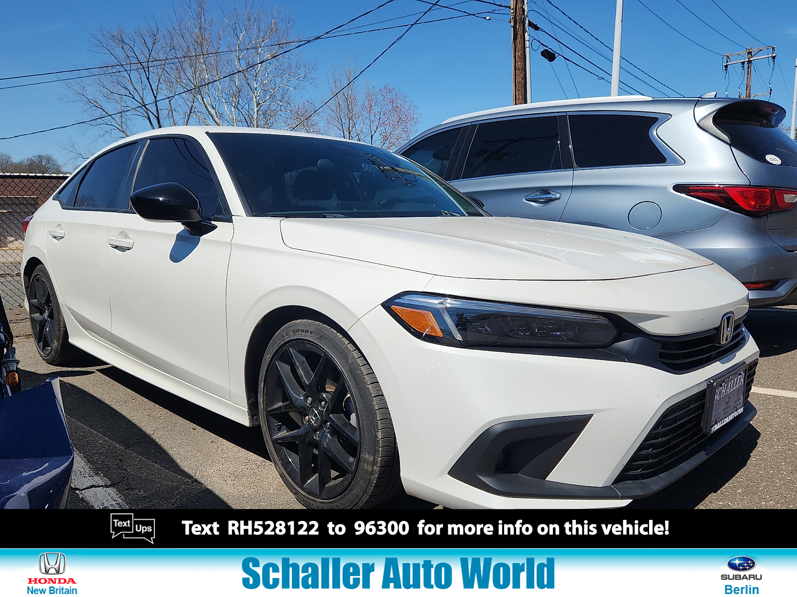 Gray (Platinum White Pearl - WX) 2024 Honda Civic Sport FWD Sedan Front-Wheel Drive Automatic