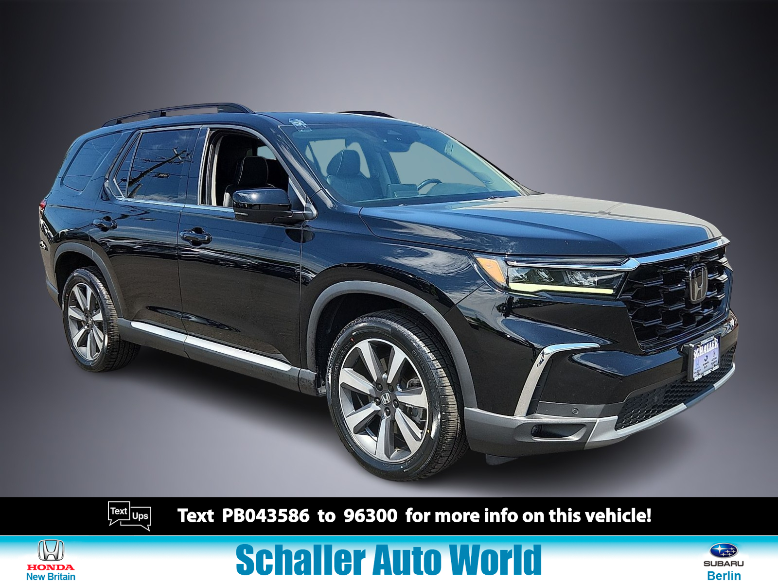 Crystal Black Pearl - BK 2023 Honda Pilot SUV / Crossover All-Wheel Drive Automatic