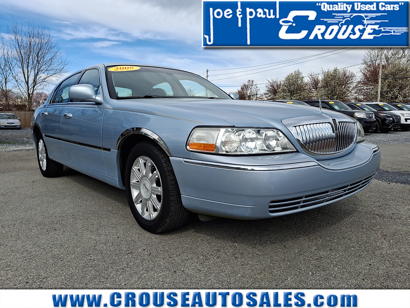 Light Ice Blue Clearcoat Metallic - LS 2008 Lincoln Town Car Signature Limited Sedan Rear-Wheel Drive Automatic