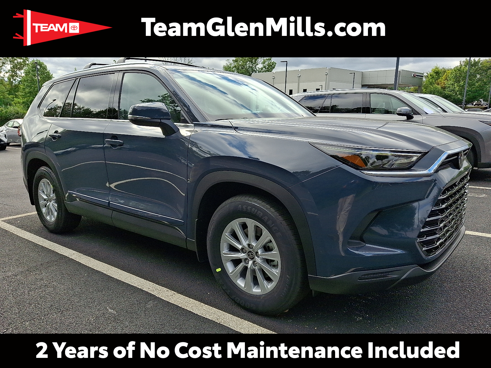 Storm Cloud - 1L6 2025 Toyota Grand Highlander XLE AWD SUV / Crossover All-Wheel Drive Automatic