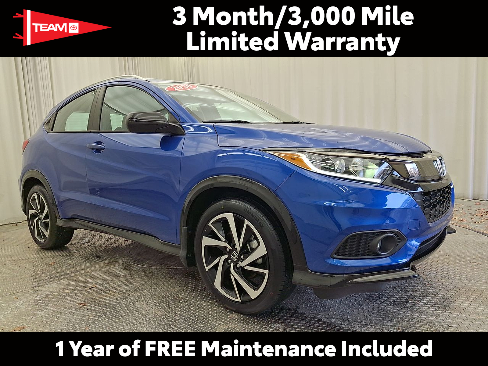 Aegean Blue Metallic - BT 2020 Honda HR-V Sport AWD SUV / Crossover All-Wheel Drive Automatic