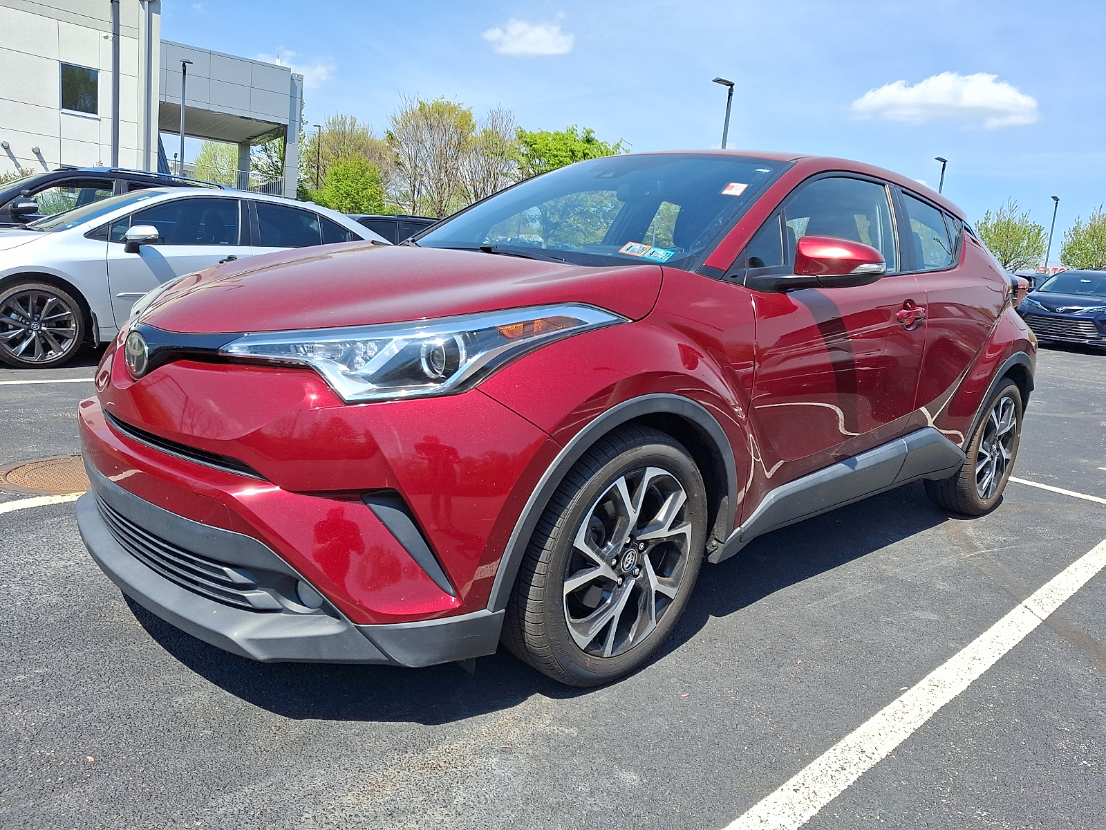 Certified 2018 Toyota C-HR XLE Premium with VIN NMTKHMBX3JR035213 for sale in Glen Mills, PA