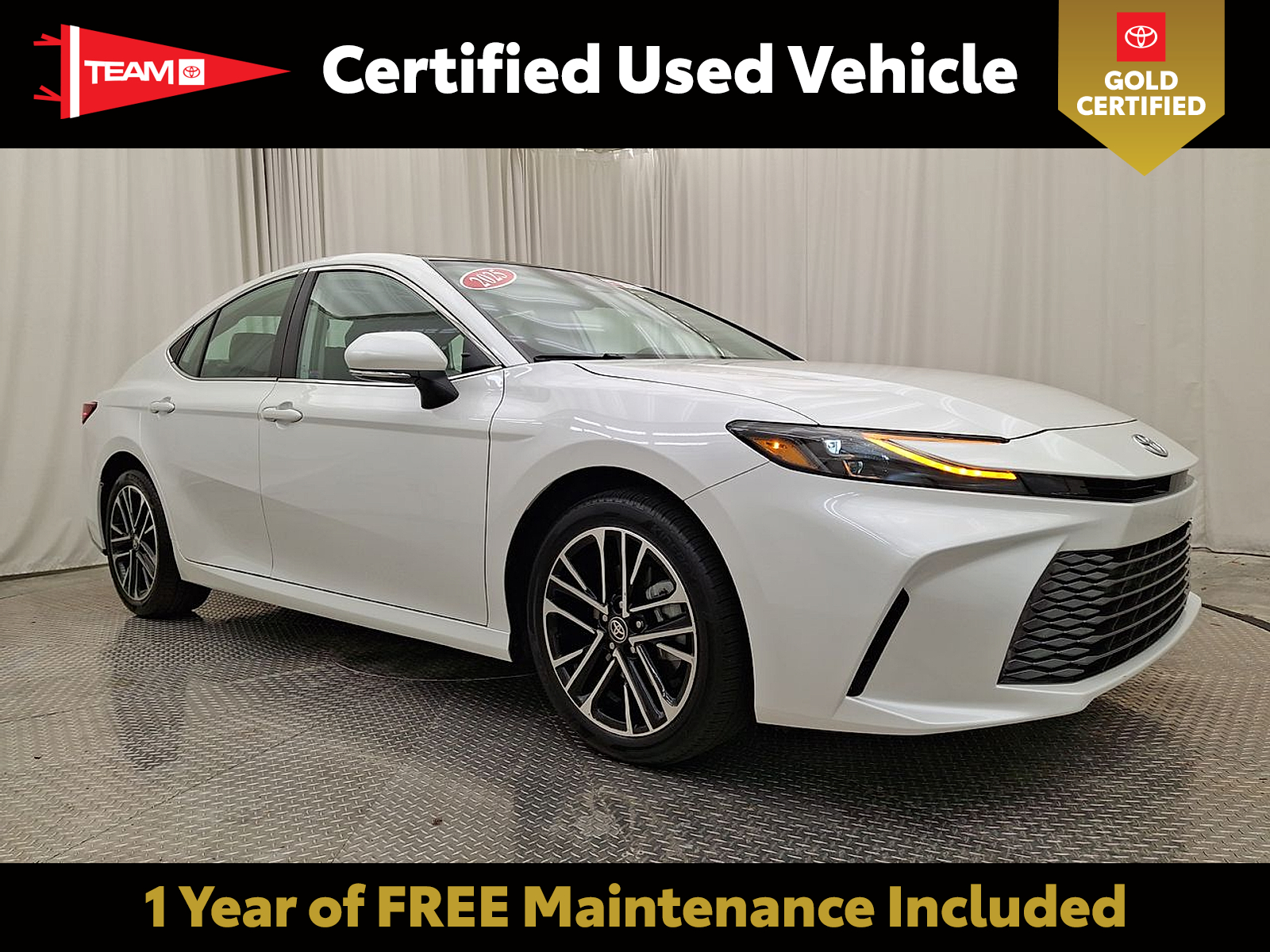 Wind Chill Pearl - 089 2025 Toyota Camry Sedan All-Wheel Drive Automatic