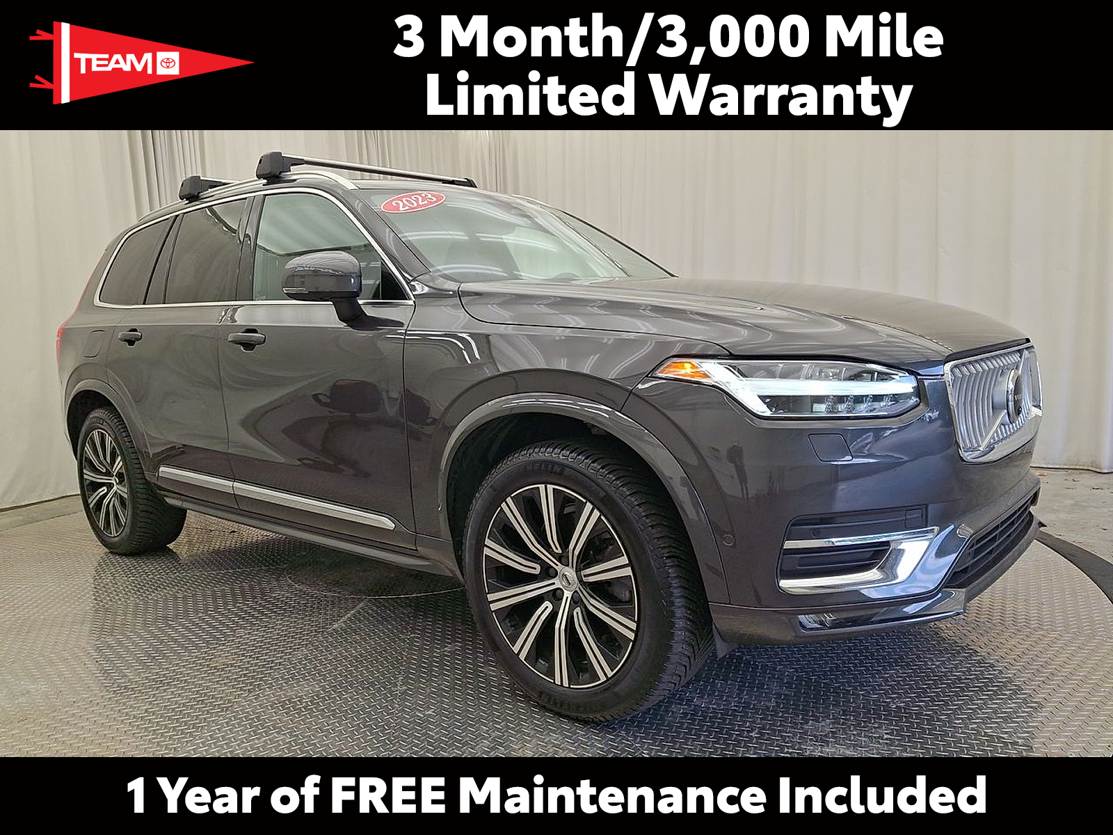 Gray (Platinum Grey Metallic - 731) 2023 Volvo XC90 SUV / Crossover All-Wheel Drive Automatic