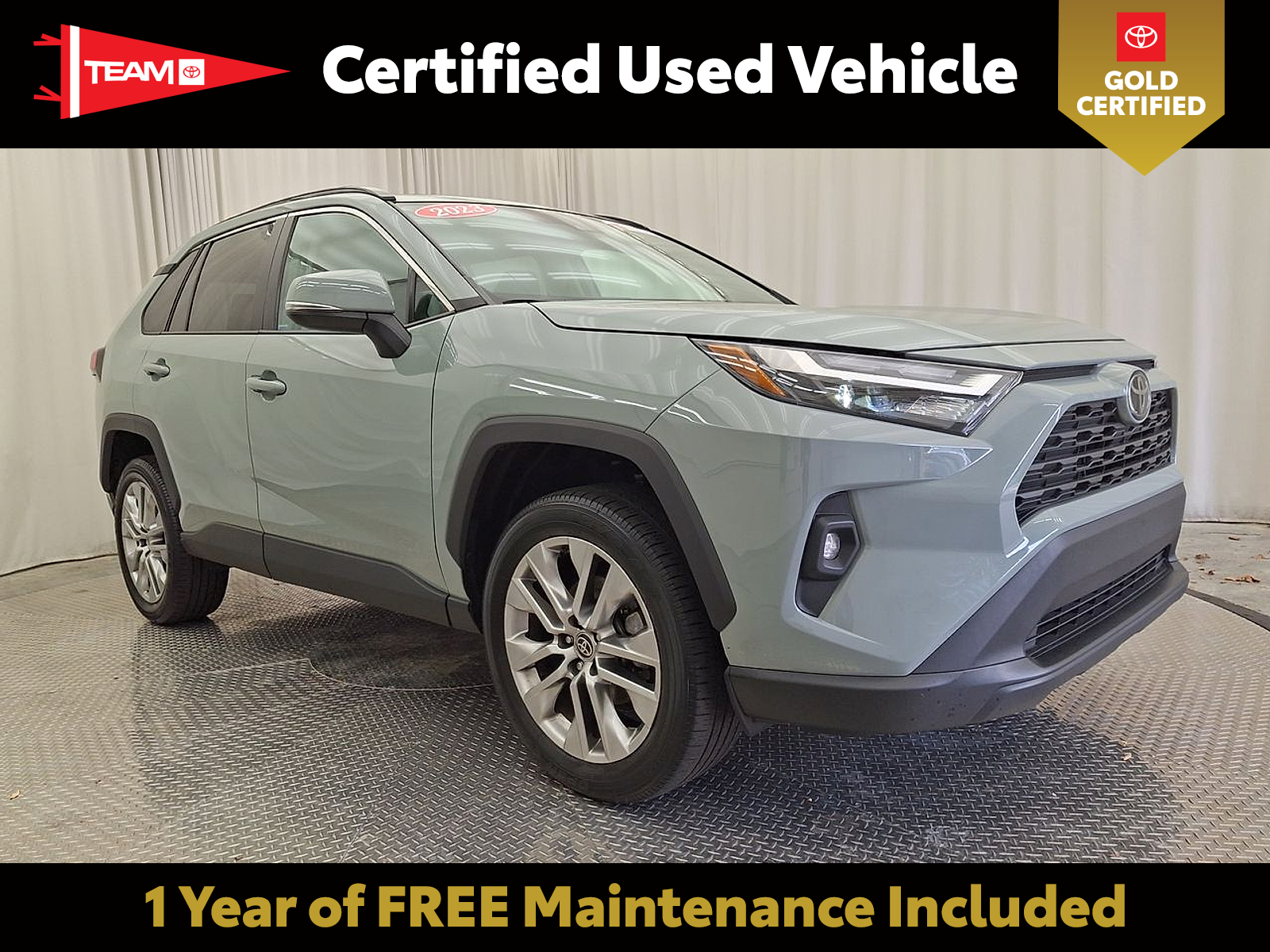 Lunar Rock - 6X3 2023 Toyota RAV4 SUV / Crossover All-Wheel Drive Automatic
