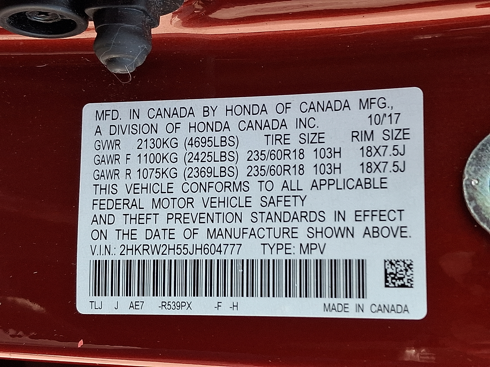 used 2018 Honda CR-V car, priced at $17,999