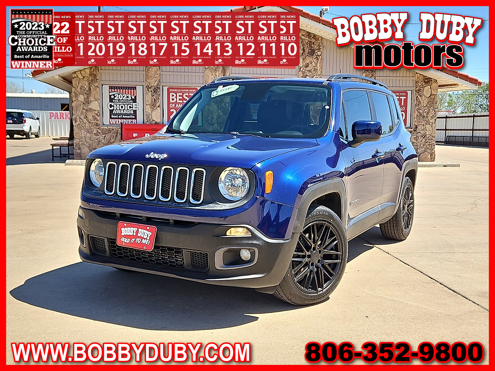 Jetset Blue 2018 Jeep Renegade Latitude SUV / Crossover Front-Wheel Drive Manual