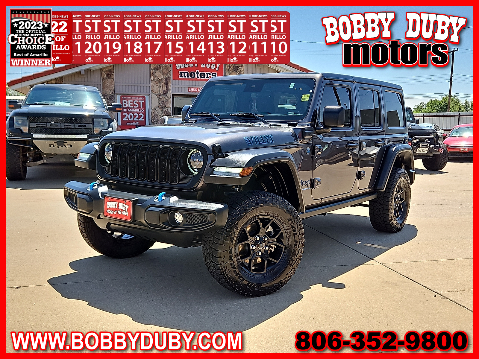 2024 Jeep Wrangler 4xe Willys 4xe Crystal Metallic at Bobby Duby Motors
