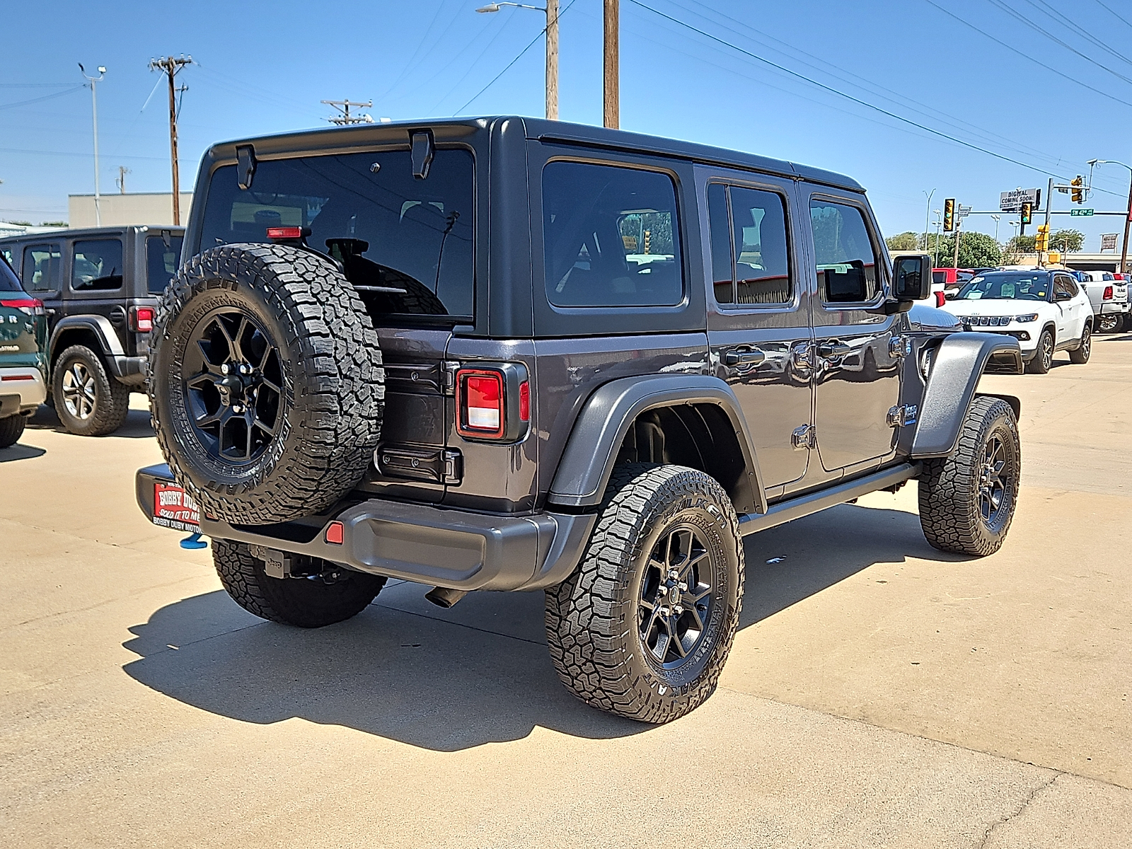2024 Jeep Wrangler 4xe Willys 4xe Crystal Metallic at Bobby Duby Motors