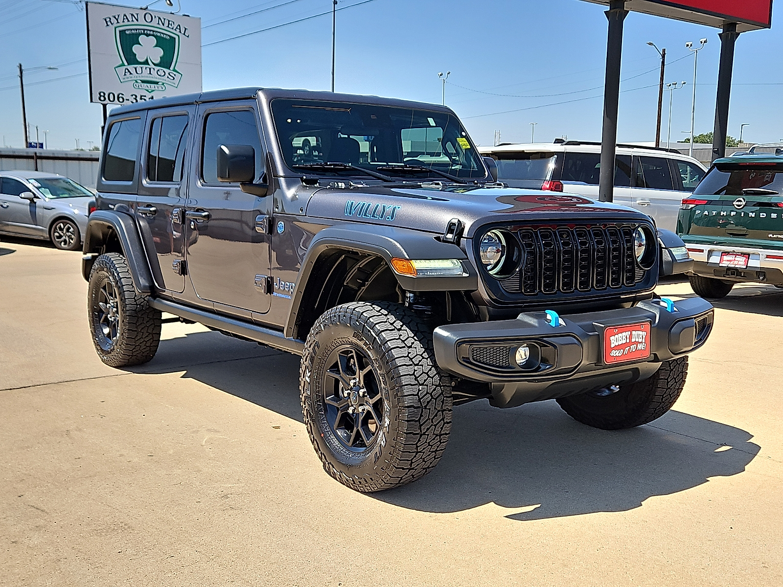 2024 Jeep Wrangler 4xe Willys 4xe Crystal Metallic at Bobby Duby Motors