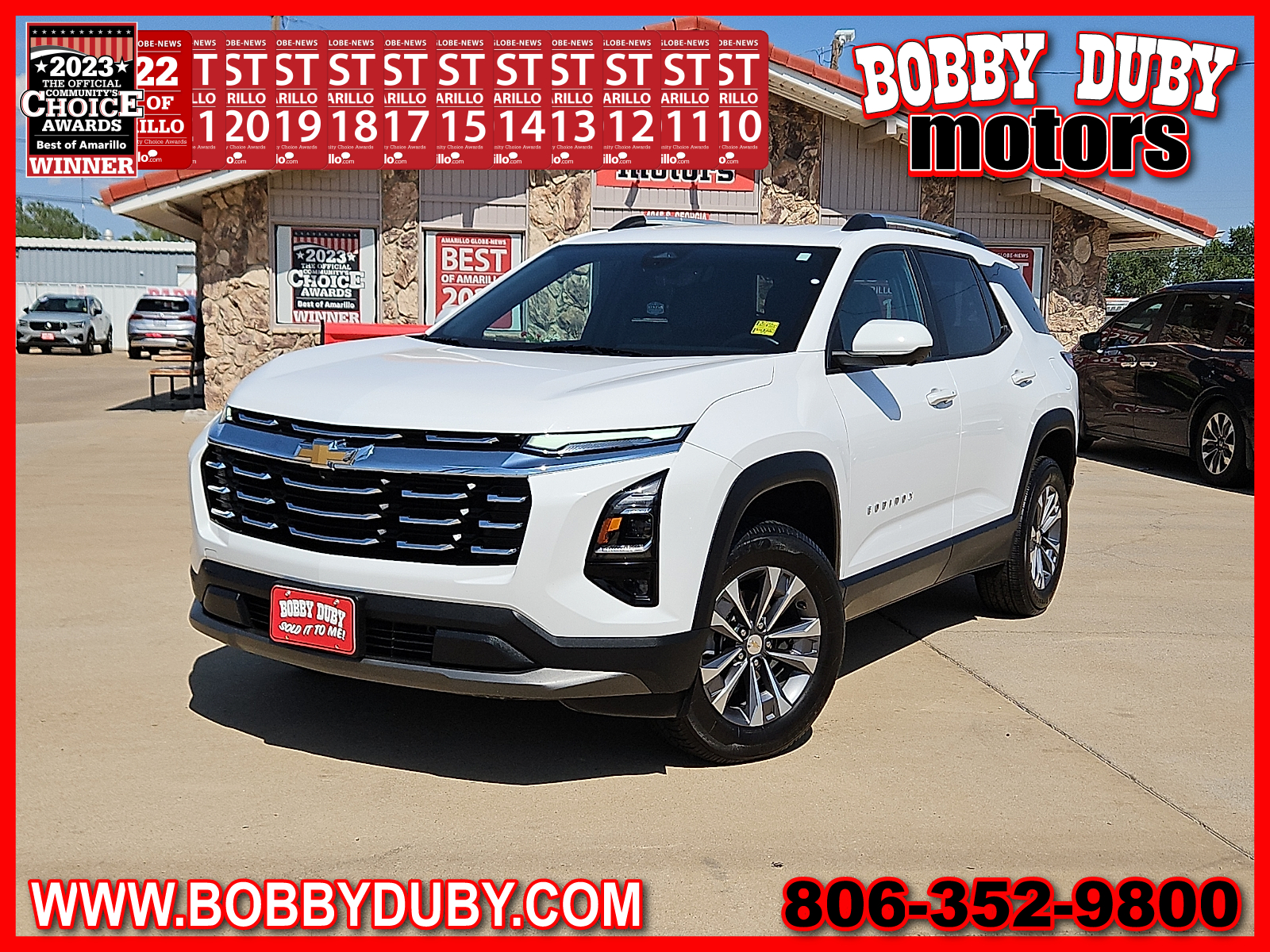 2025 Chevrolet Equinox FWD LT Summit White at Bobby Duby Motors
