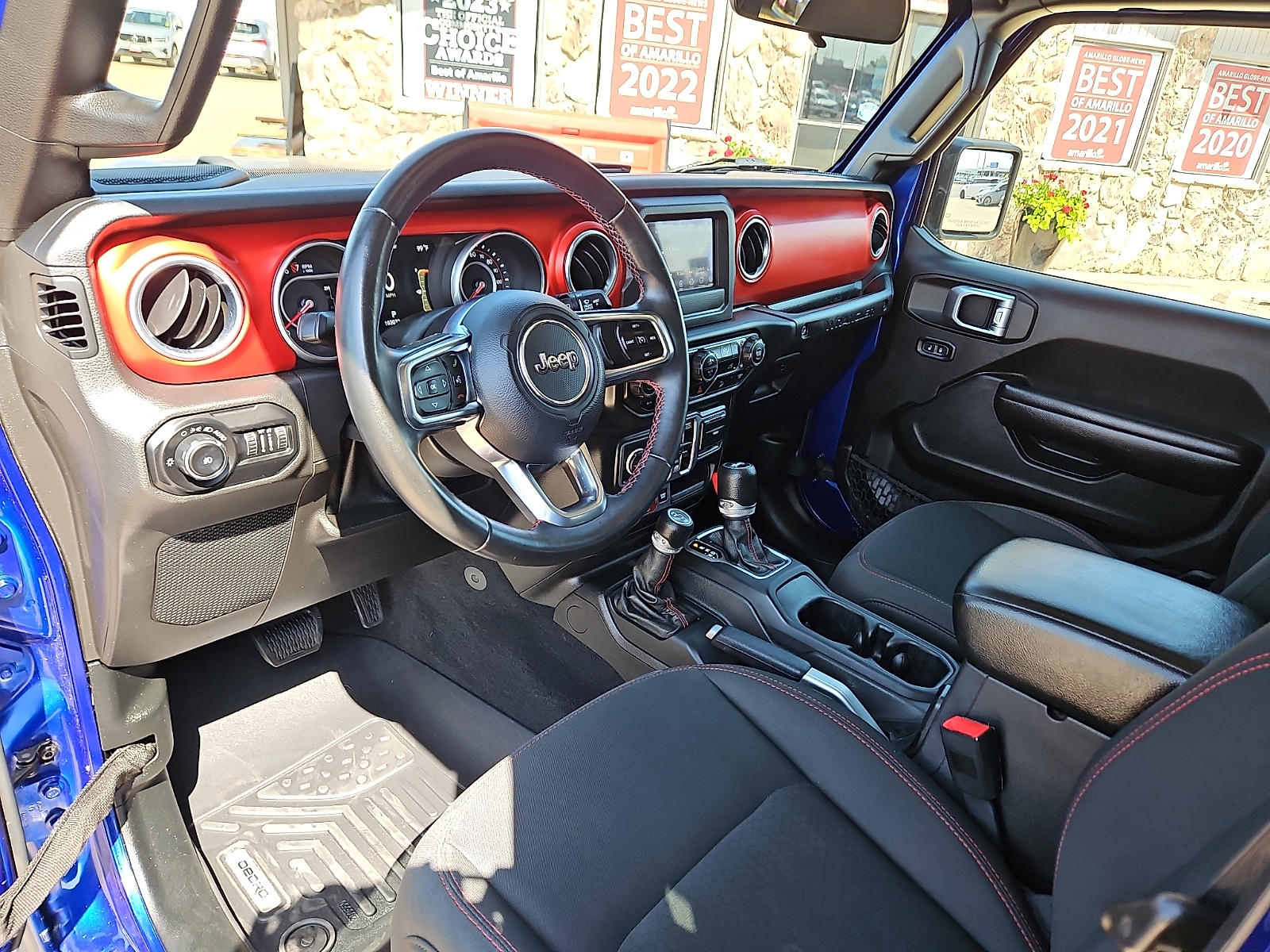 2018 Jeep Wrangler Unlimited Rubicon 4x4 Ocean Blue Metallic at Street VW of Amarillo