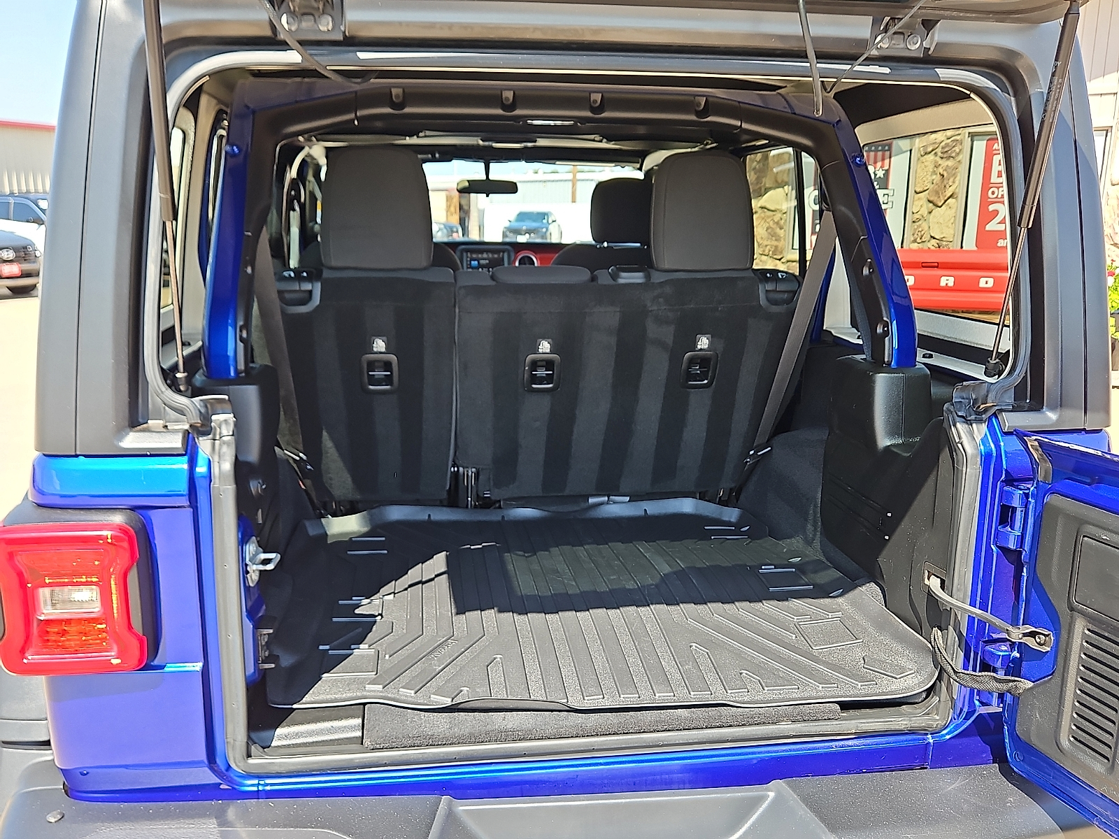 2018 Jeep Wrangler Unlimited Rubicon 4x4 Ocean Blue Metallic at Street VW of Amarillo