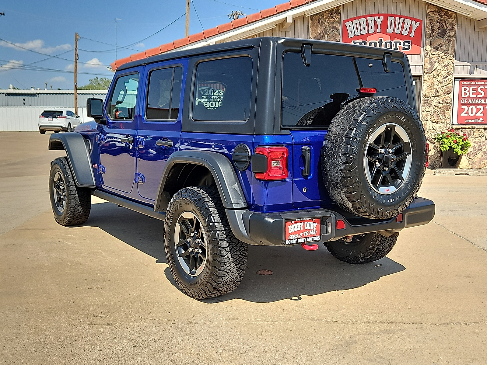 2018 Jeep Wrangler Unlimited Rubicon 4x4 Ocean Blue Metallic at Street VW of Amarillo
