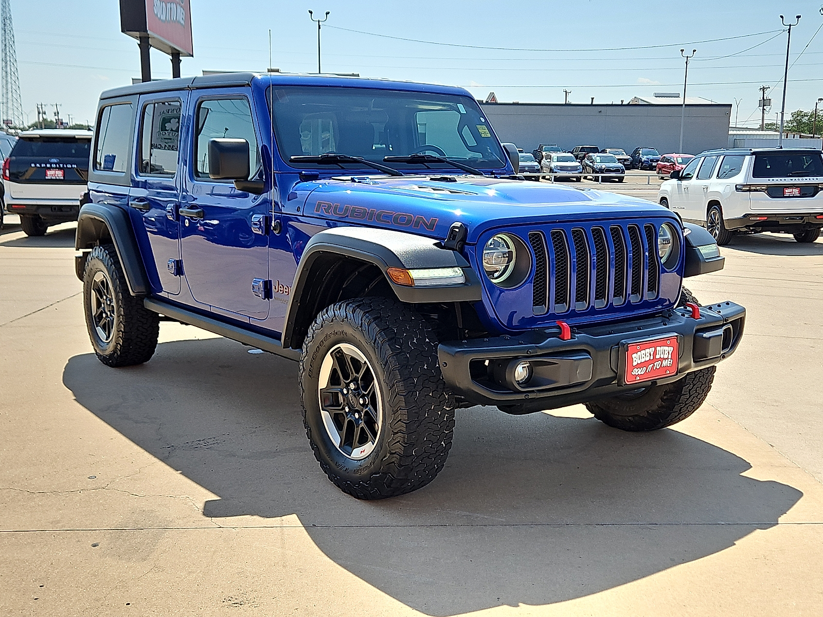 2018 Jeep Wrangler Unlimited Rubicon 4x4 Ocean Blue Metallic at Street VW of Amarillo