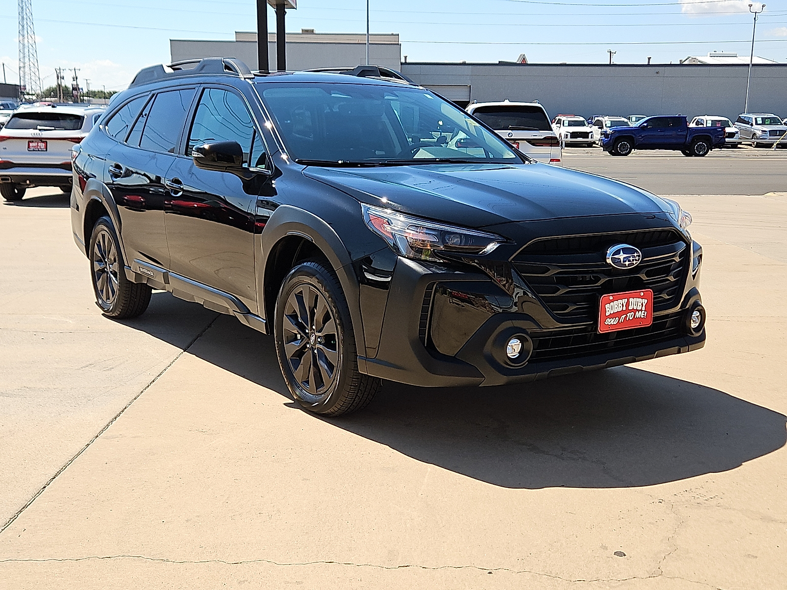 2025 Subaru Outback Onyx Edition Crystal Black Silica at Bobby Duby Motors