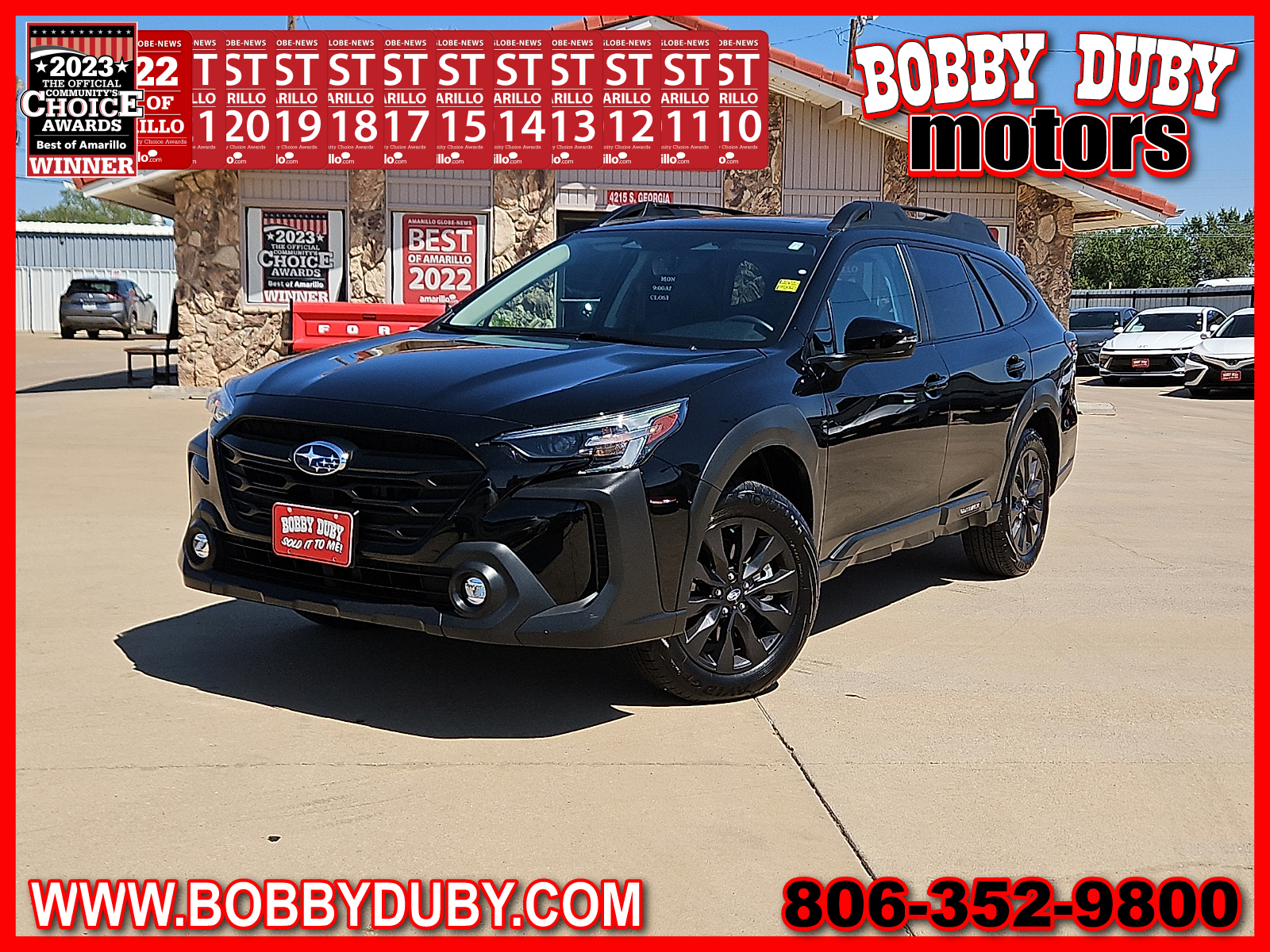 2025 Subaru Outback Onyx Edition Crystal Black Silica at Bobby Duby Motors
