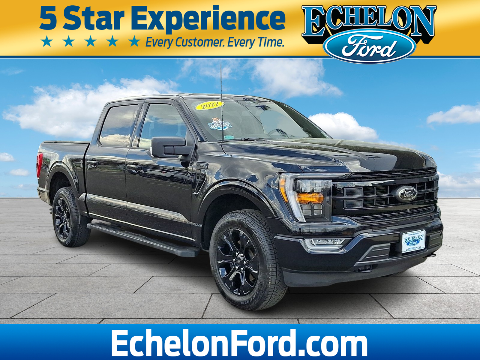 Agate Black Metallic - UM 2022 Ford F-150 XLT SuperCrew 4WD Pickup Truck Four-Wheel Drive Automatic