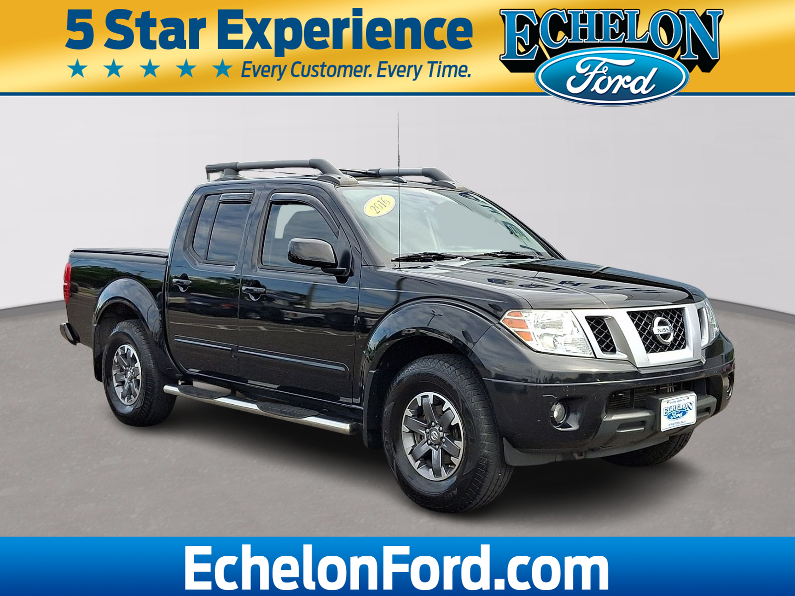 Gray (Magnetic Black - G41) 2016 Nissan Frontier Pickup Truck Four-Wheel Drive Automatic