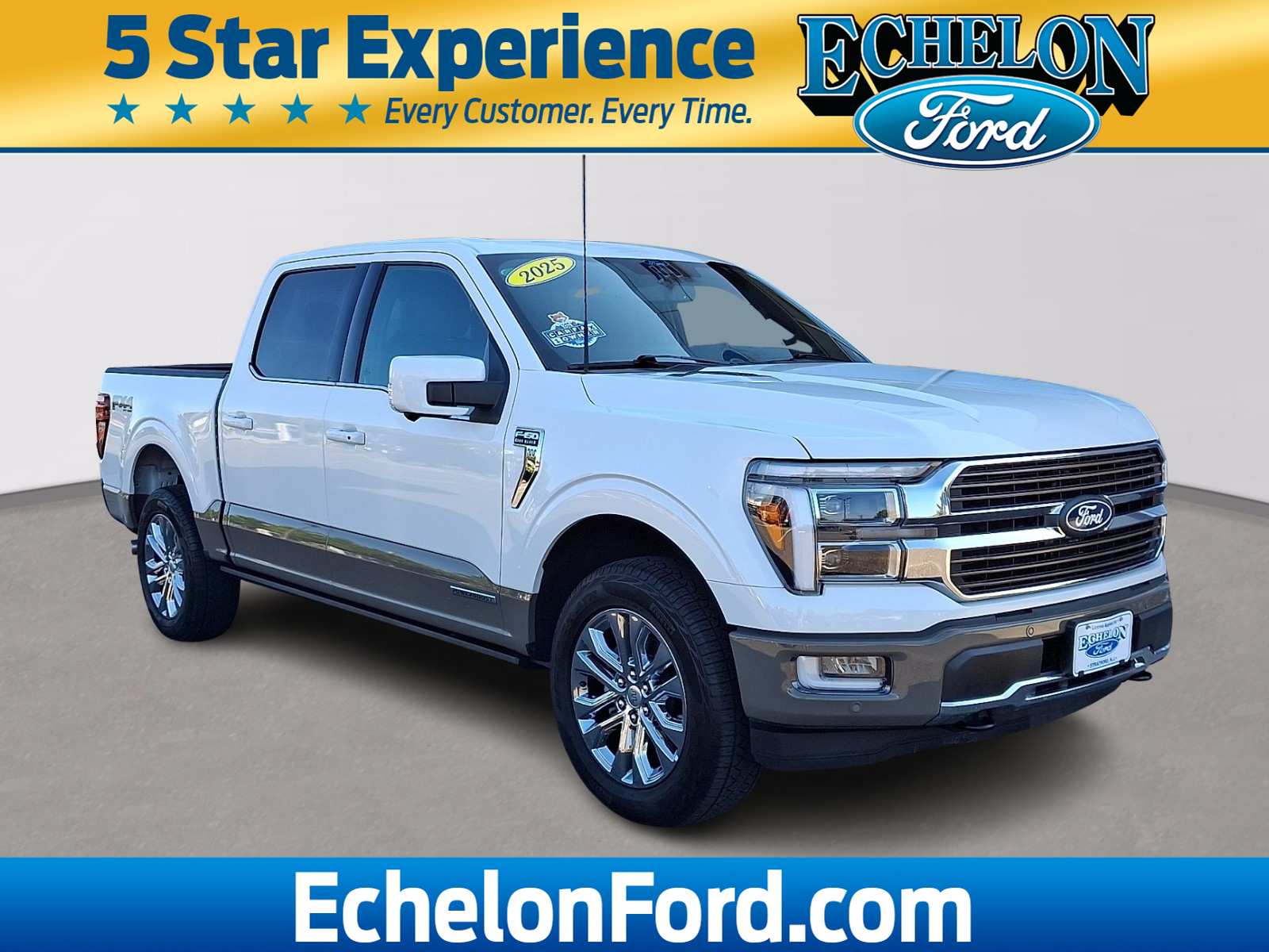Star White Metallic Tri-Coat - AZ 2025 Ford F-150 Pickup Truck Four-Wheel Drive Automatic