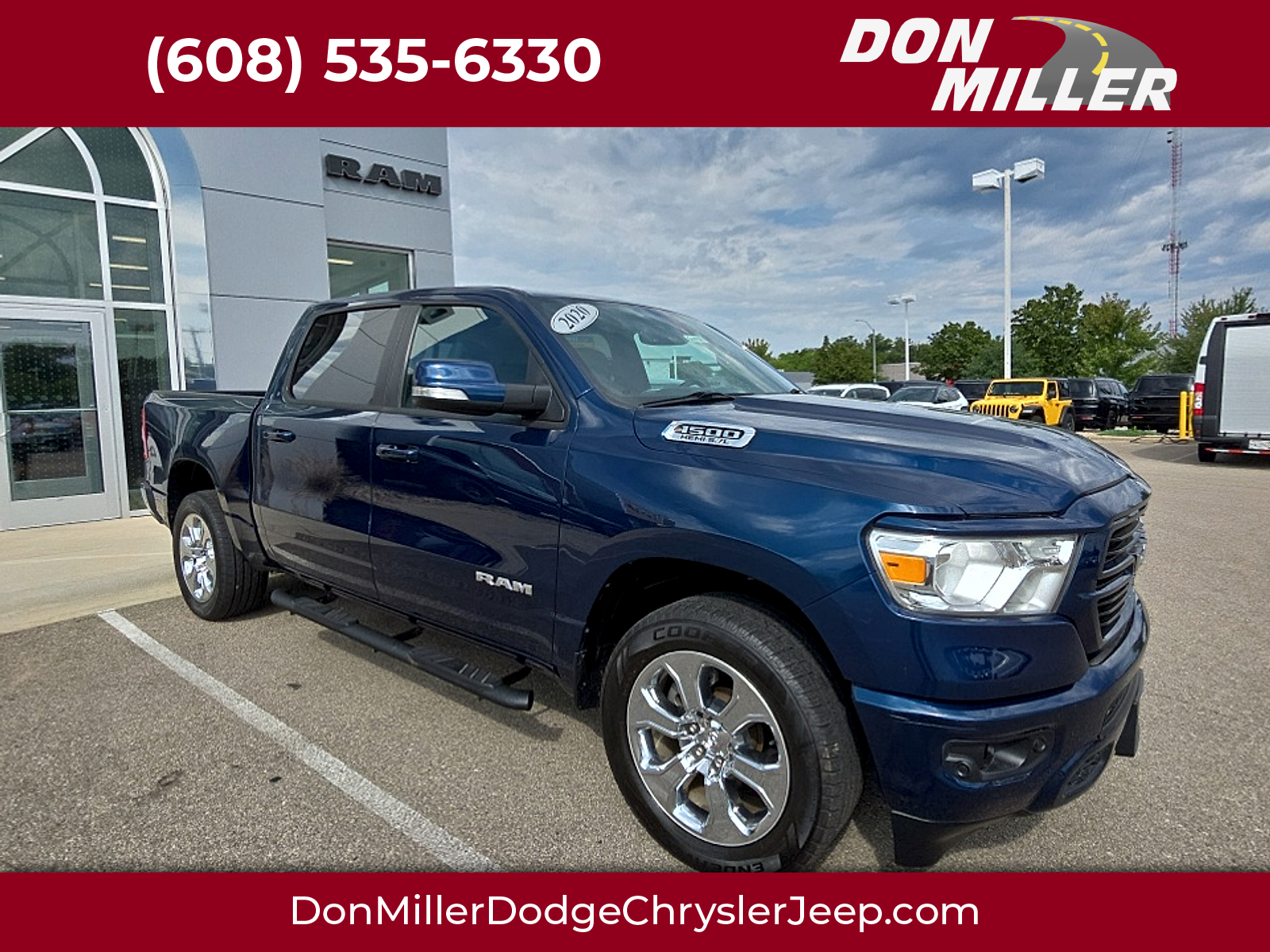  2020 RAM 1500 Big Horn Crew Cab 4WD   