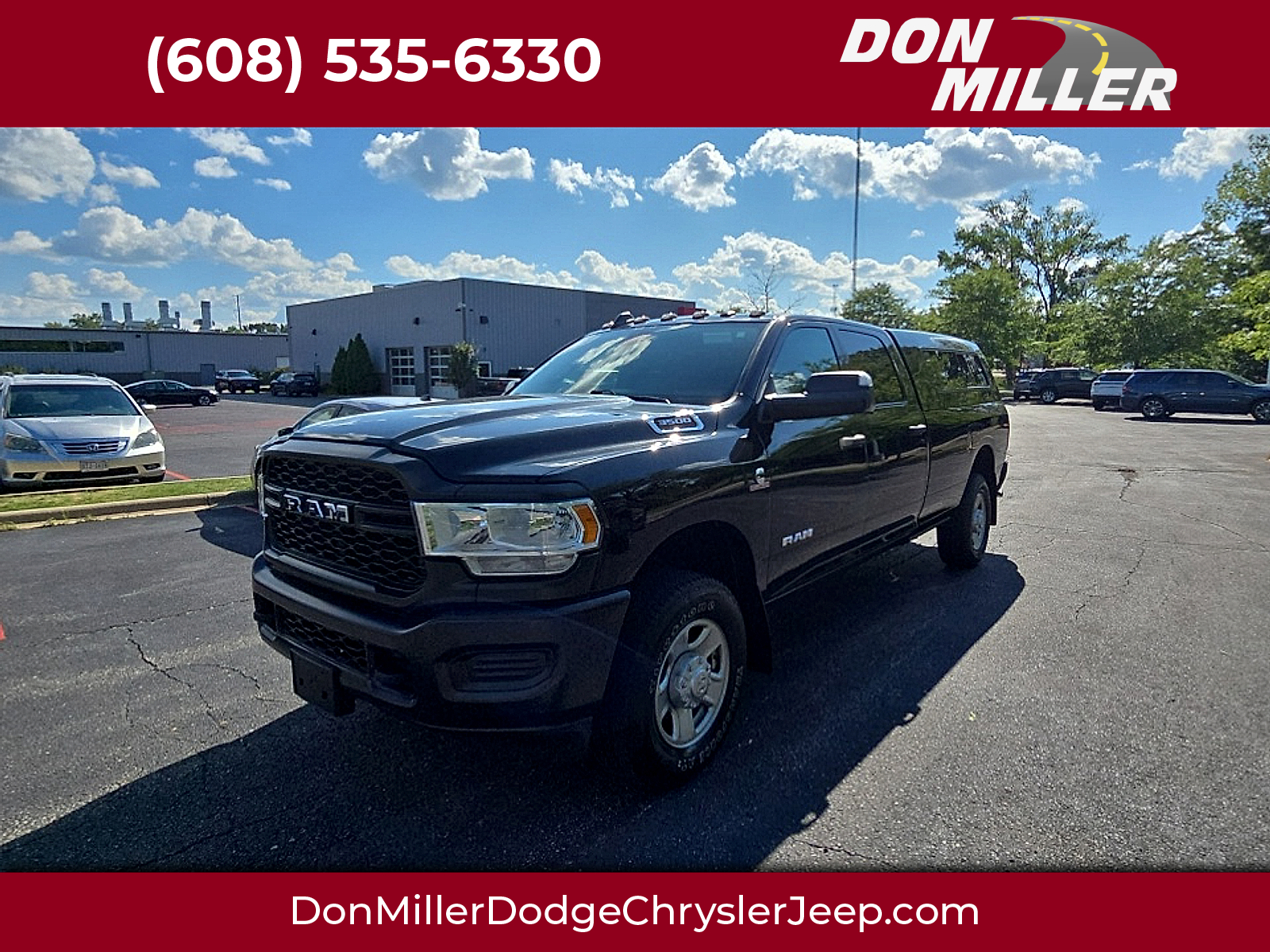 Diamond Black Crystal Pearlcoat 2021 RAM 3500 Pickup Truck Four-Wheel Drive Automatic