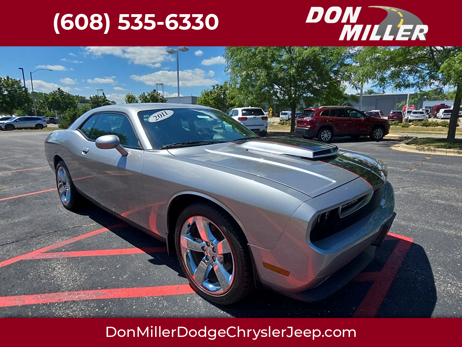Billet Metallic Clearcoat 2011 Dodge Challenger Coupe Automatic