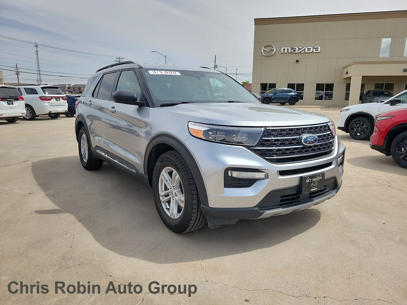 Silver 2024 Ford Explorer XLT RWD SUV / Crossover Rear-Wheel Drive Automatic