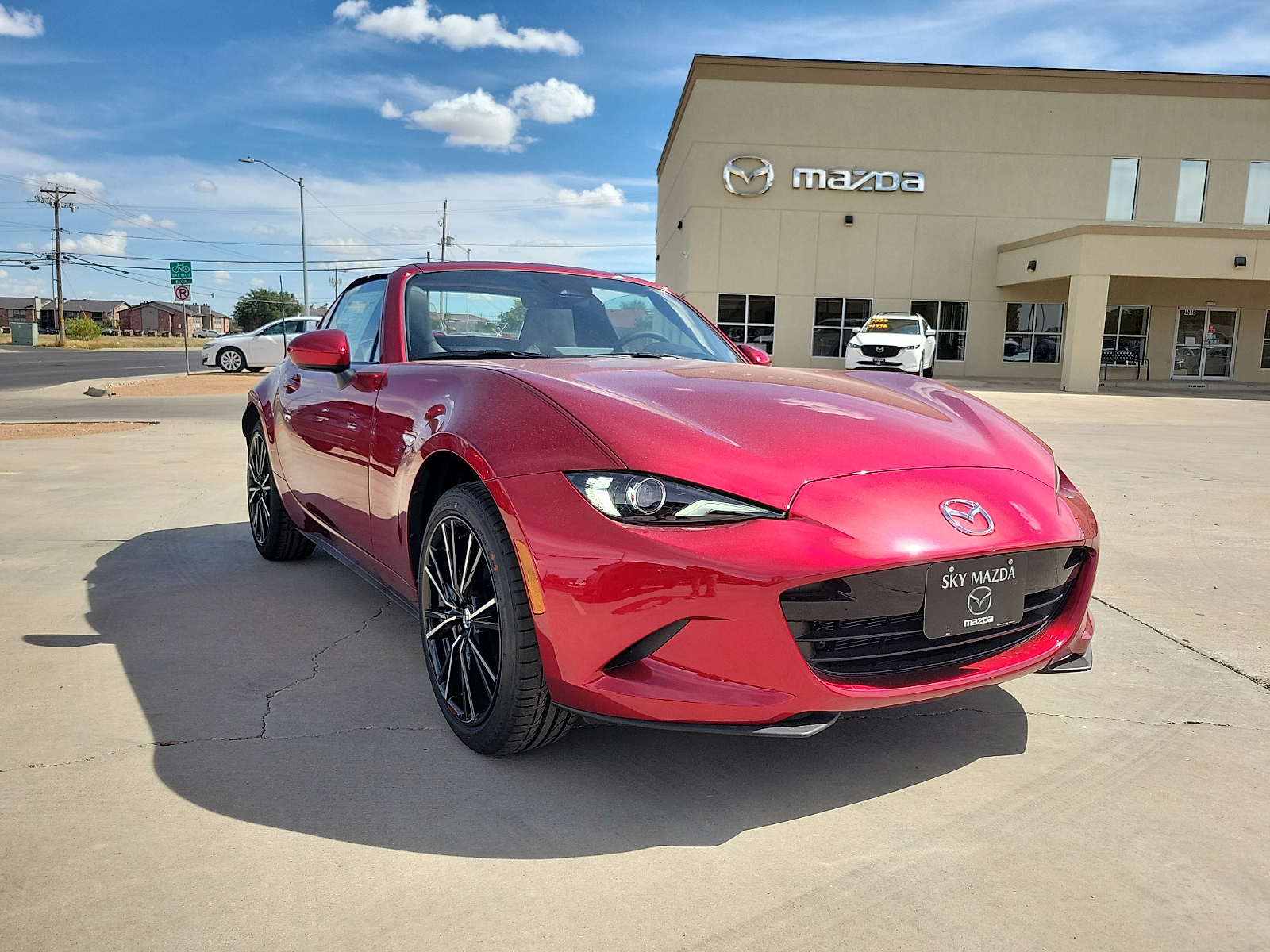 Red 2026 Mazda MX-5 Miata RF Grand Touring RWD Convertible Rear-Wheel Drive Manual