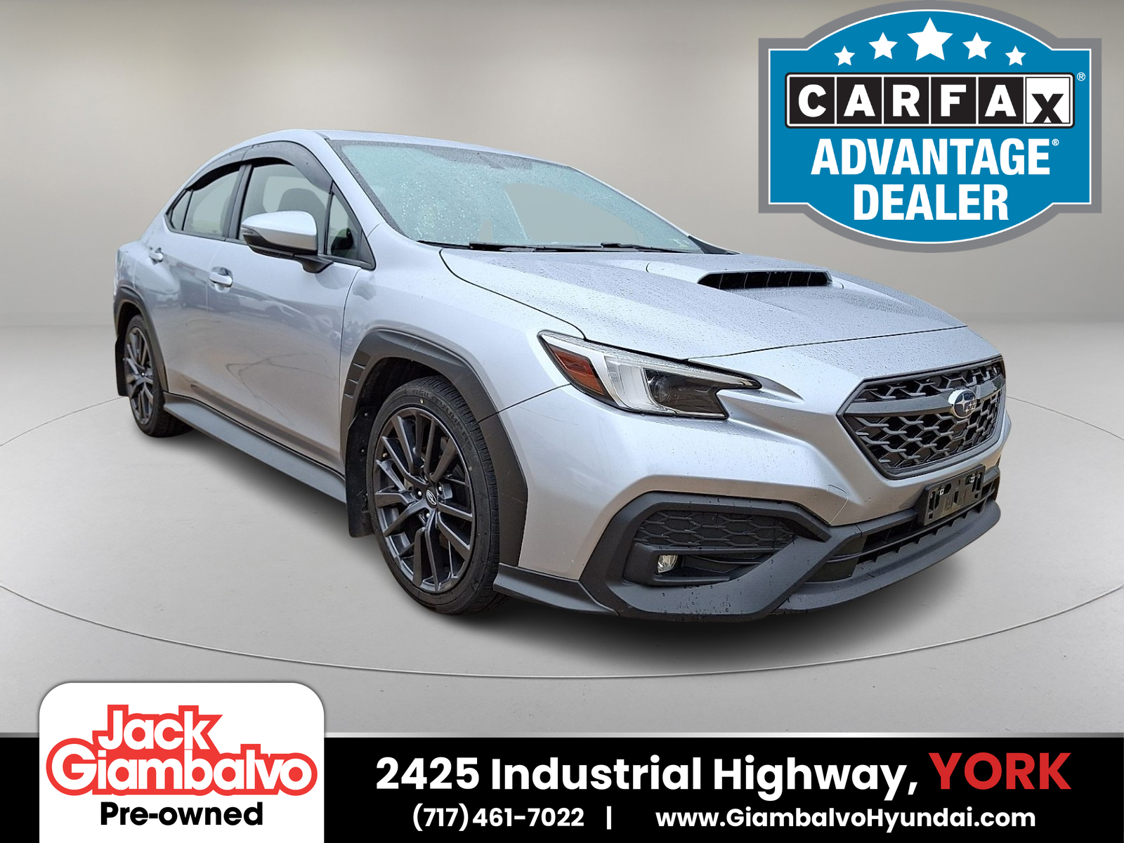 Ice Silver Metallic - ISM 2022 Subaru WRX Sedan All-Wheel Drive Manual