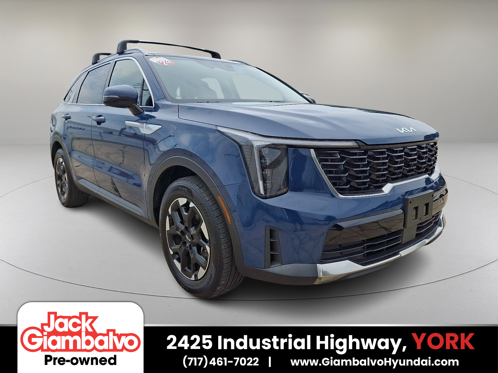 Midnight Lake Blue - MLB 2024 Kia Sorento SUV / Crossover Front-Wheel Drive Automatic