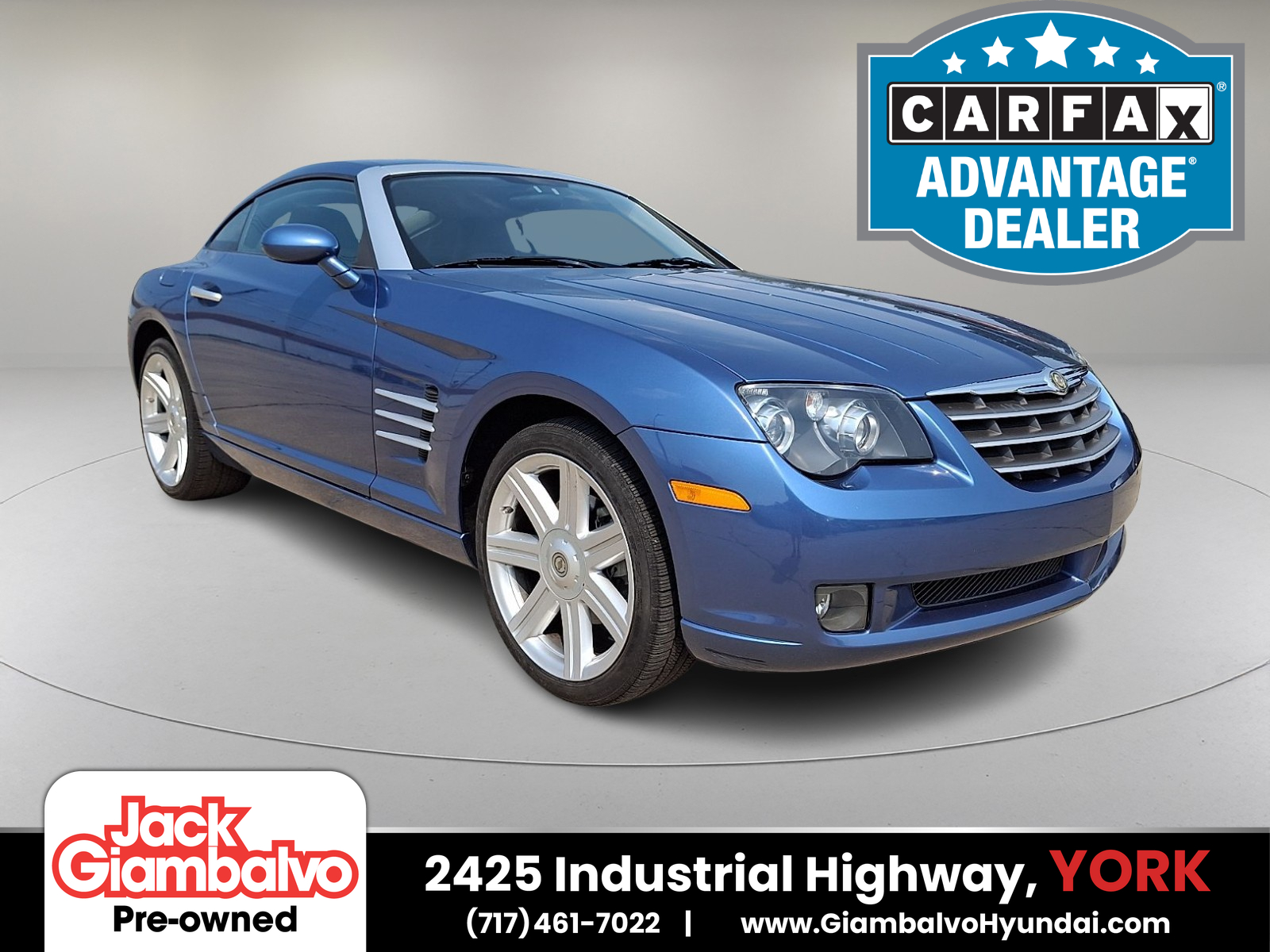 Aero Blue Pearlcoat - PBK 2008 Chrysler Crossfire Convertible Rear-Wheel Drive Automatic