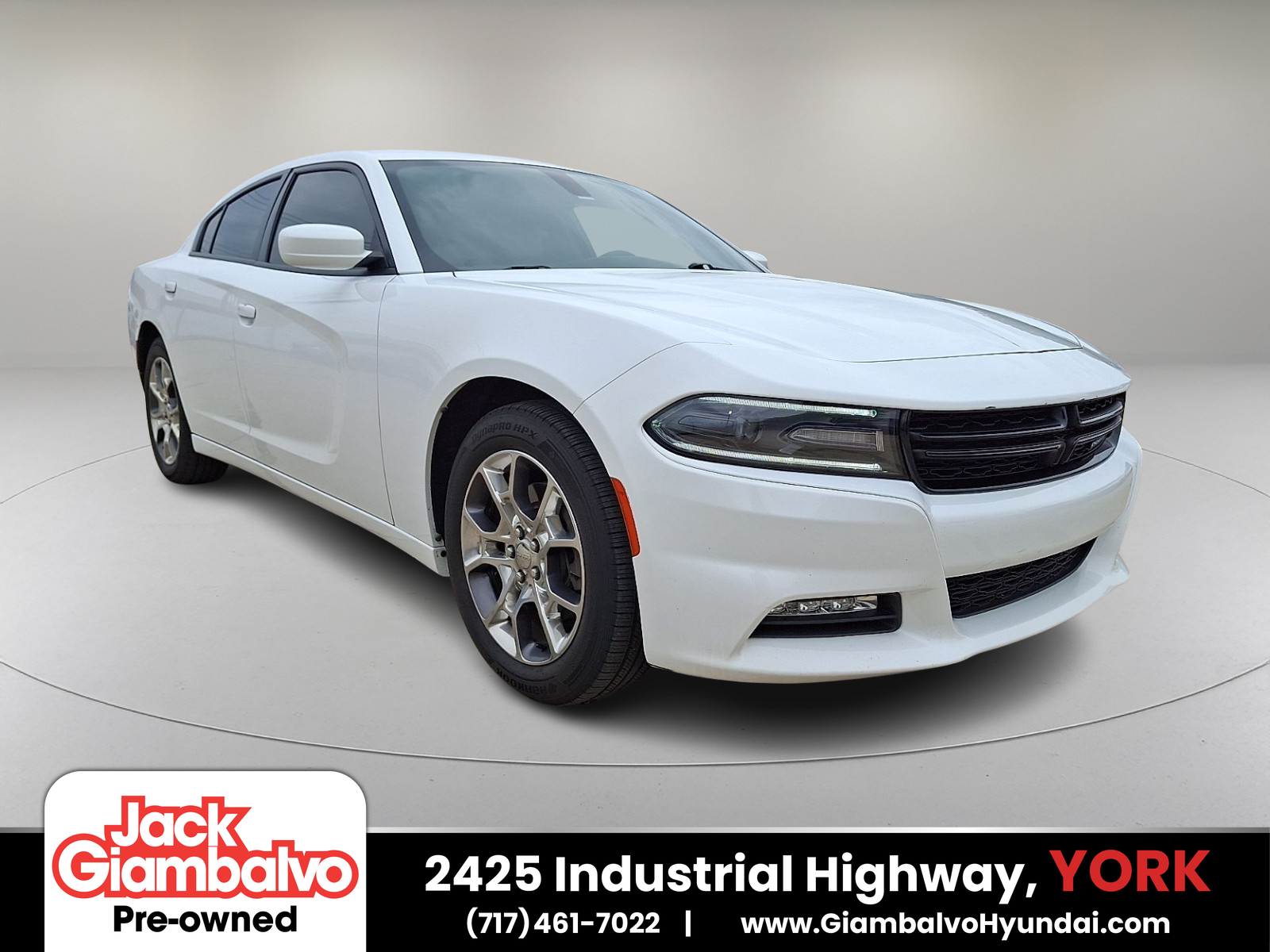 White Knuckle Clearcoat - PW7 2017 Dodge Charger Sedan All-Wheel Drive Automatic