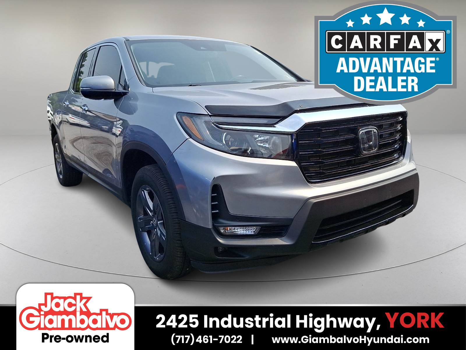 Lunar Silver Metallic - SI 2022 Honda Ridgeline Pickup Truck All-Wheel Drive Automatic