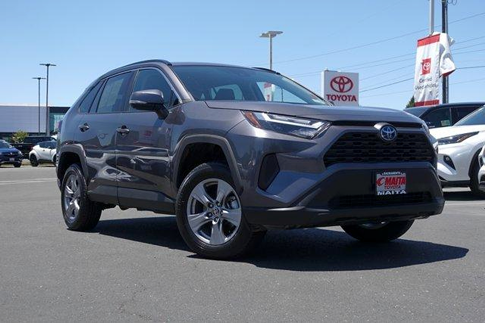 Magnetic Gray Metallic 2024 Toyota RAV4 Hybrid SUV / Crossover All-Wheel Drive Automatic