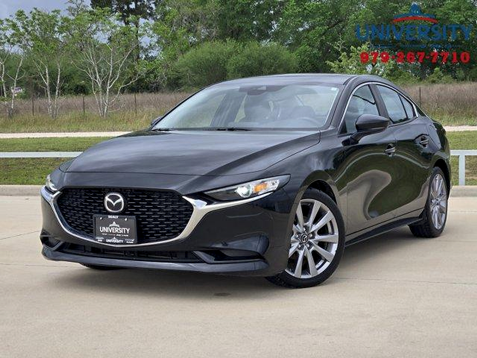 Jet Black Mica 2021 Mazda MAZDA3 Preferred Sedan FWD Sedan Front-Wheel Drive Automatic