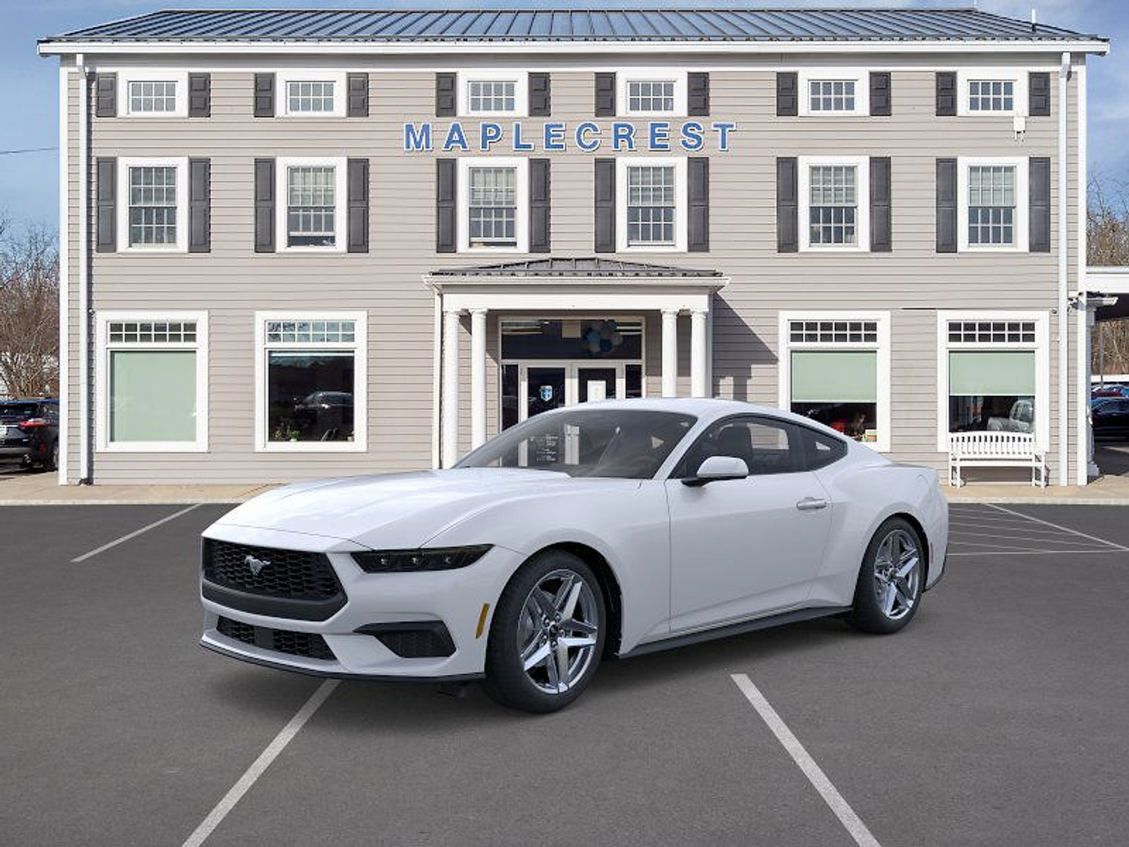 Oxford White 2026 Ford Mustang EcoBoost Fastback RWD Coupe Rear-Wheel Drive Automatic