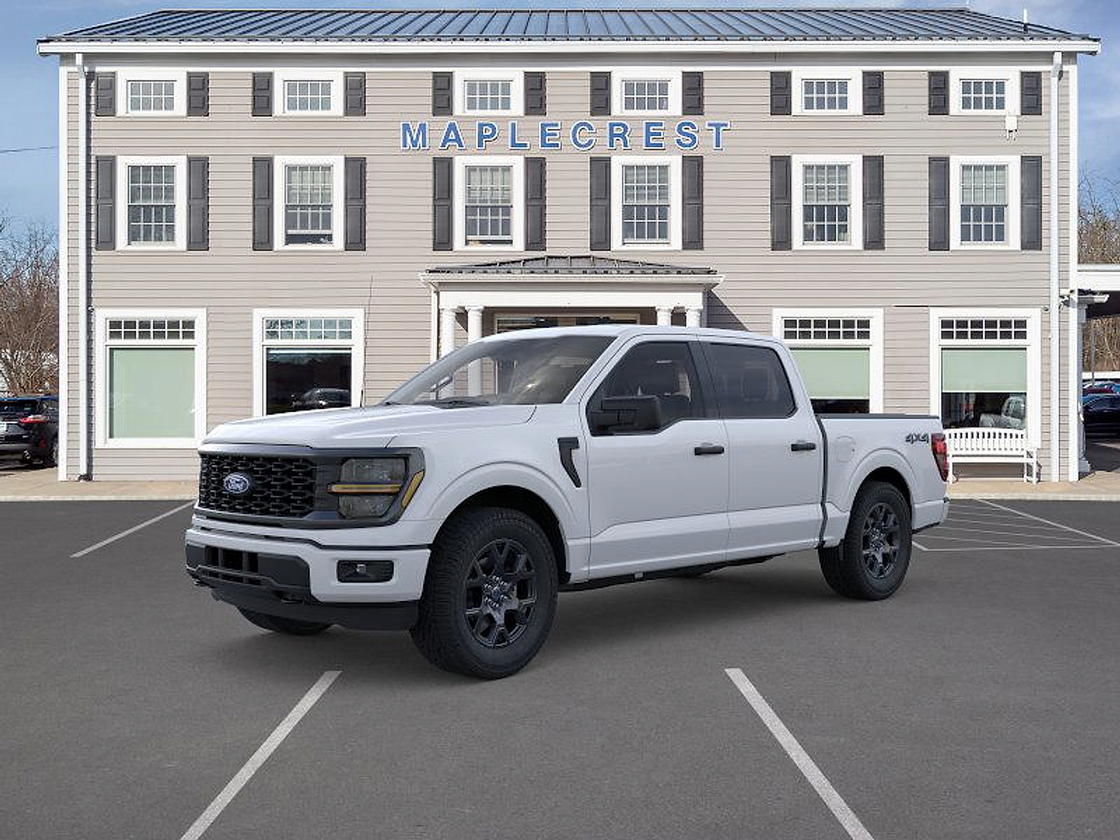 Oxford White 2026 Ford F-150 STX 4dr SuperCrew 4WD Pickup Truck Four-Wheel Drive Automatic