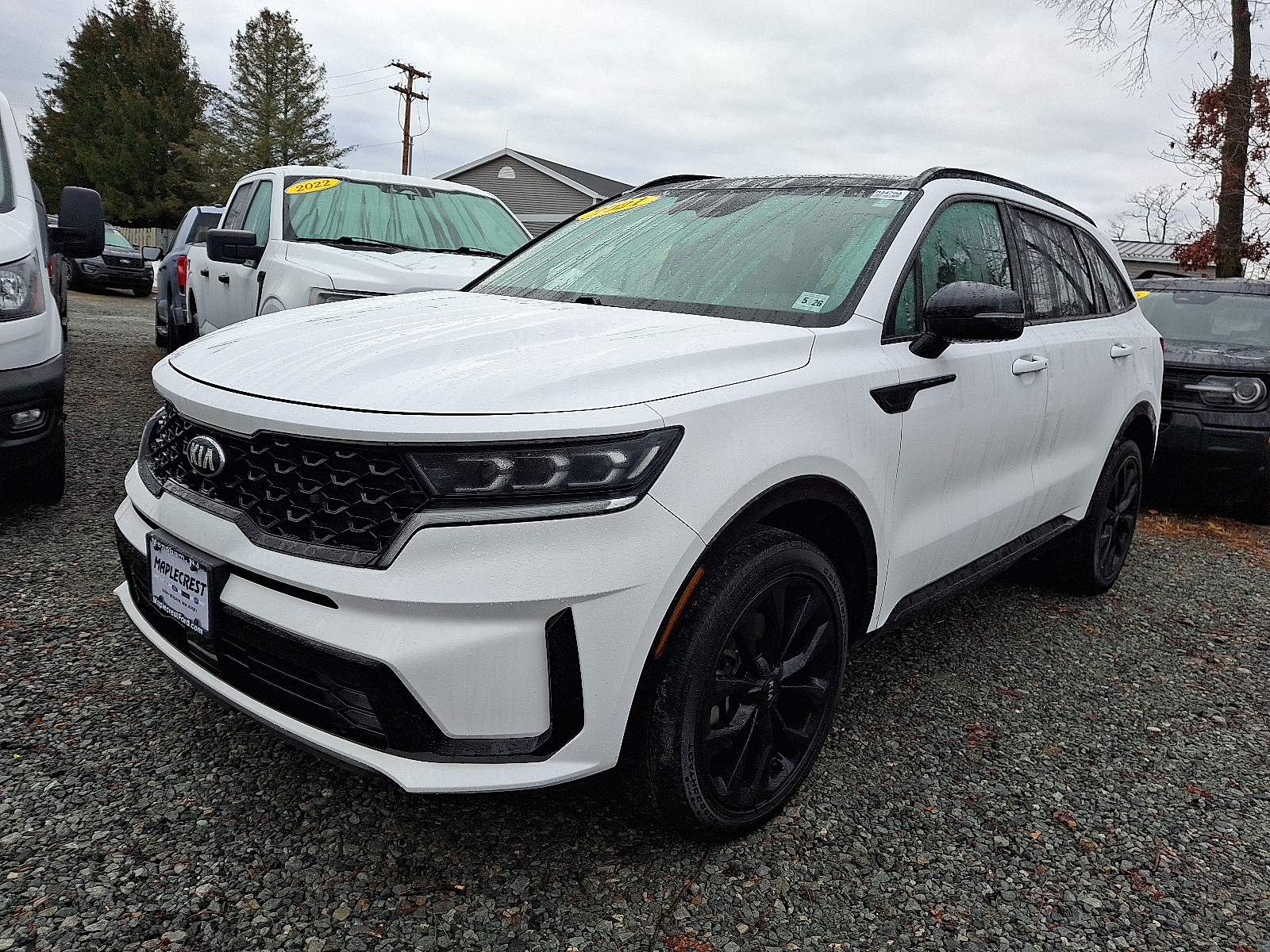 Glacial White Pearl 2021 Kia Sorento SX AWD SUV / Crossover All-Wheel Drive Automatic