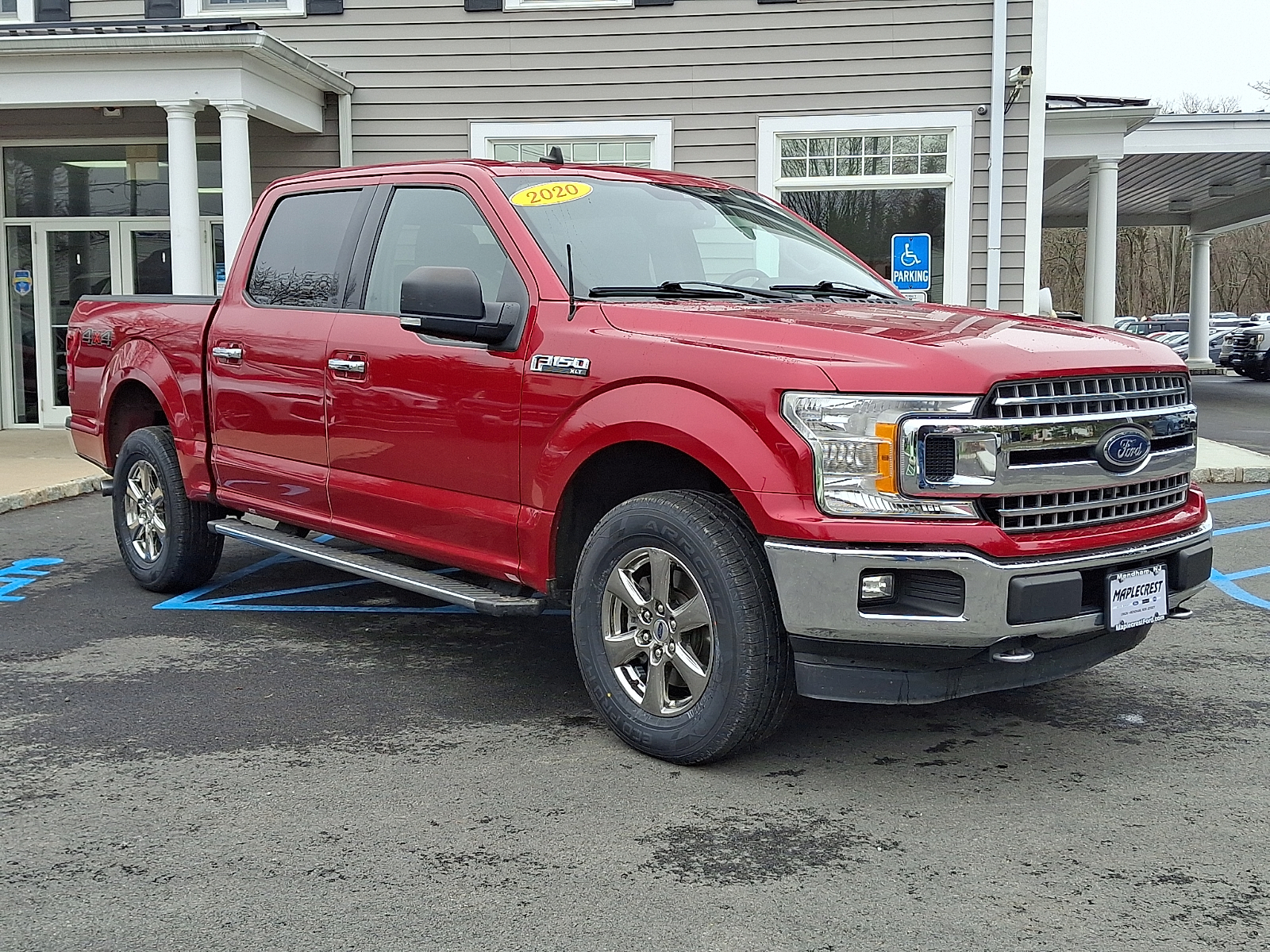 Rapid Red Metallic Tinted Clearcoat - D4 2020 Ford F-150 XLT SuperCrew 4WD Pickup Truck Four-Wheel Drive 10-Speed Automatic