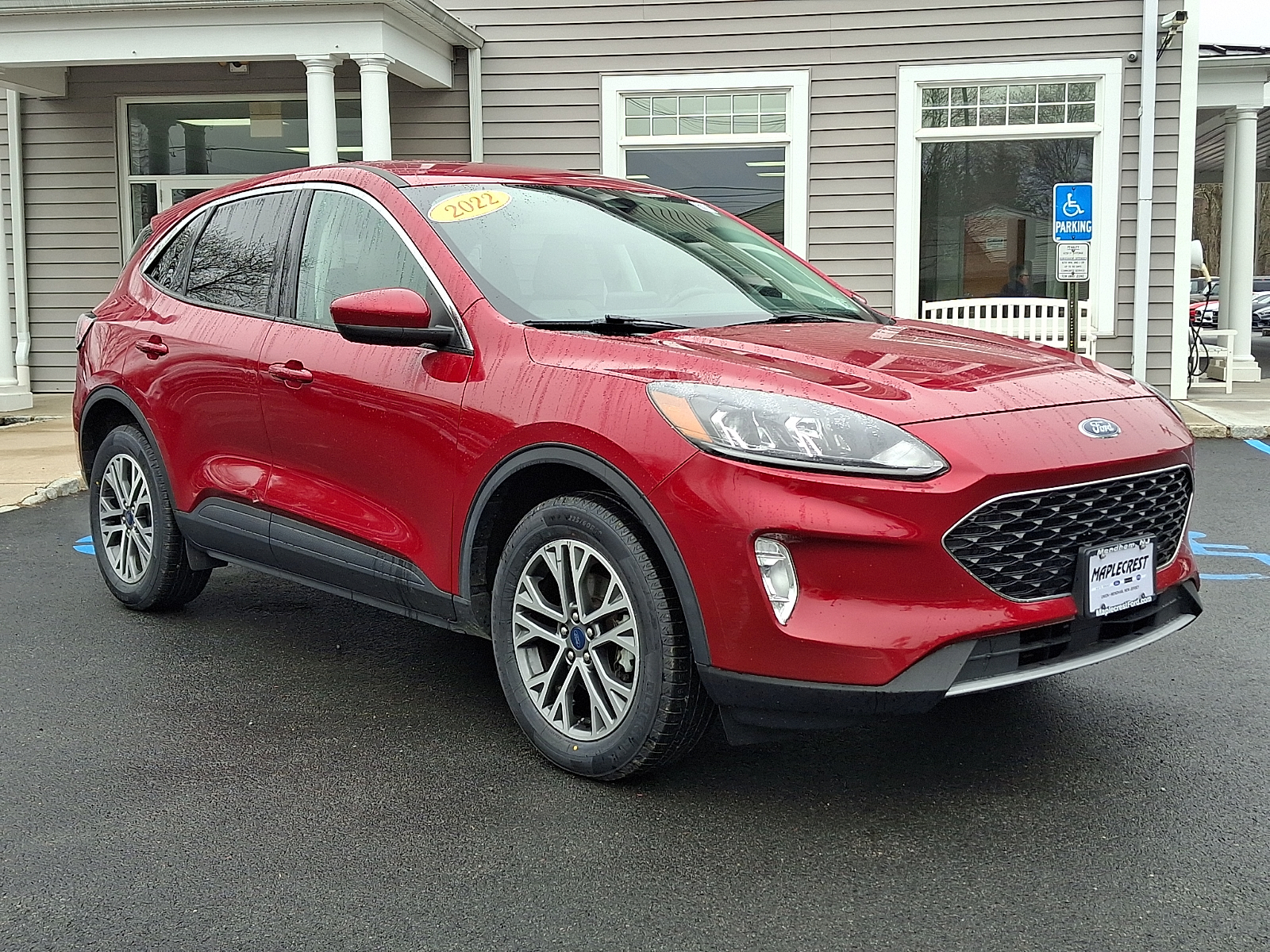 Rapid Red Metallic Tinted Clearcoat 2022 Ford Escape SEL AWD SUV / Crossover All-Wheel Drive Automatic
