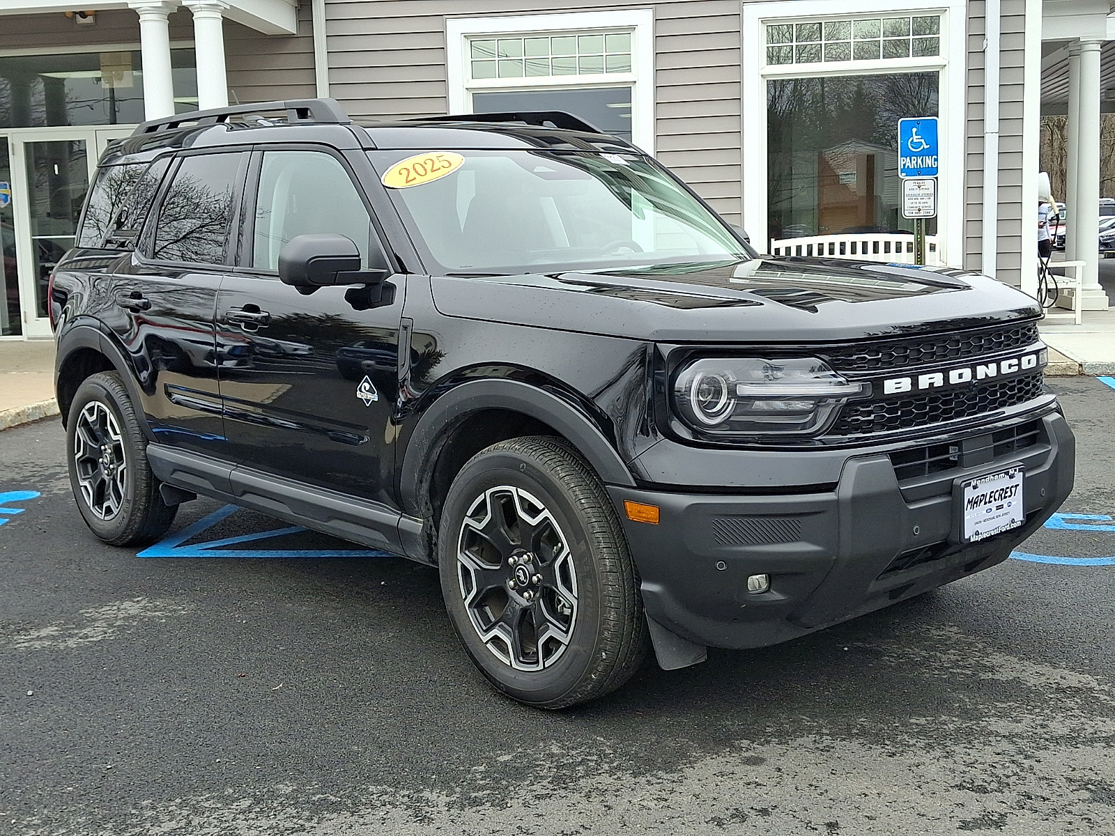 Shadow Black 2025 Ford Bronco Sport Outer Banks AWD SUV / Crossover All-Wheel Drive Automatic