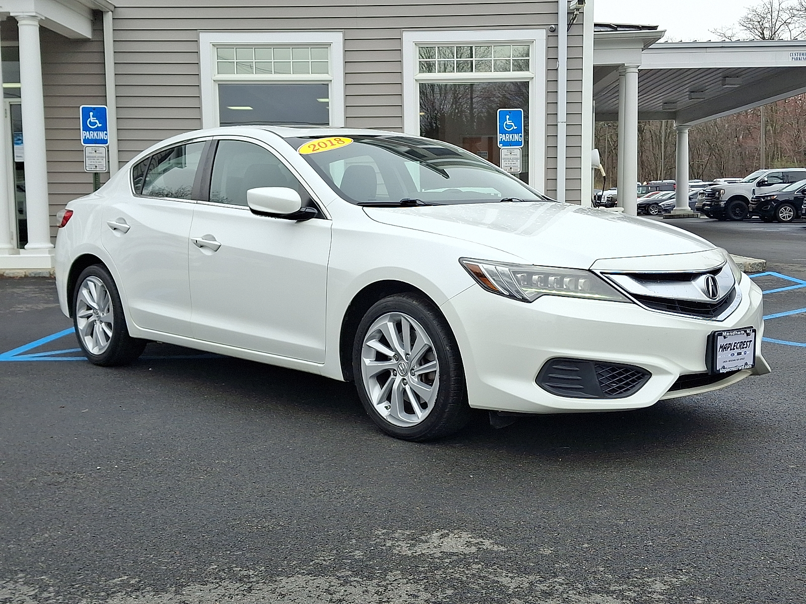 Bellanova White Pearl 2018 Acura ILX Sedan Front-Wheel Drive Automatic
