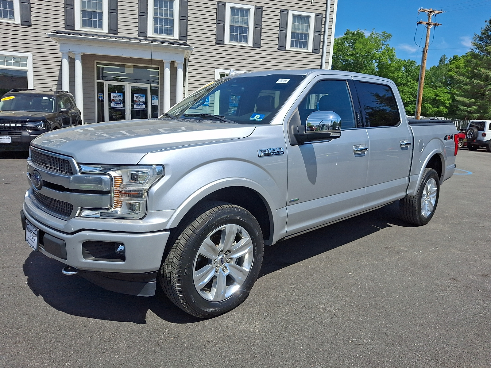 Ingot Silver Metallic - UX 2018 Ford F-150 Platinum SuperCrew 4WD Pickup Truck Four-Wheel Drive Automatic