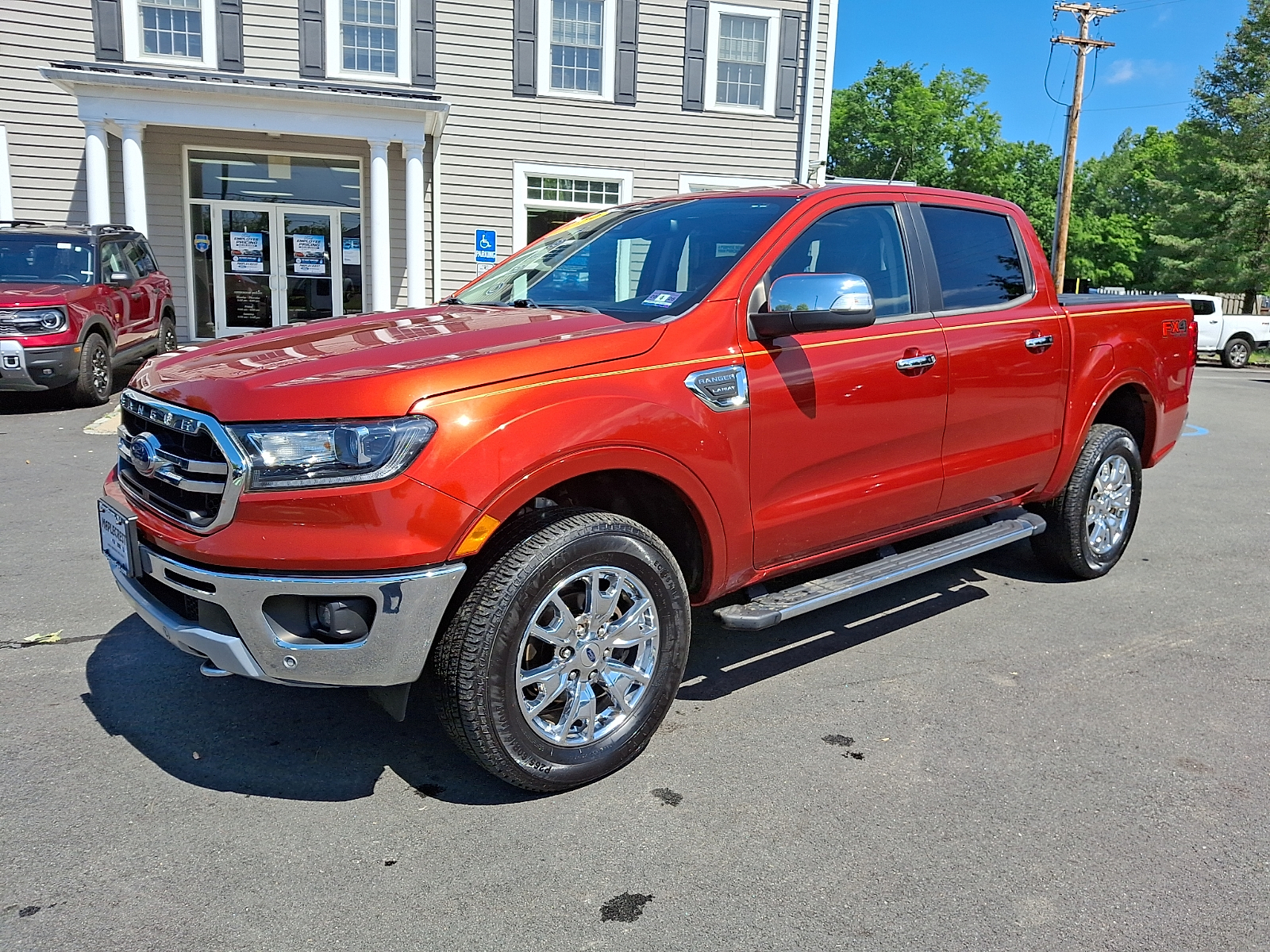 Hot Pepper Red Metallic Tinted Clearcoat - EA 2019 Ford Ranger Lariat SuperCrew 4WD Pickup Truck Four-Wheel Drive Automatic