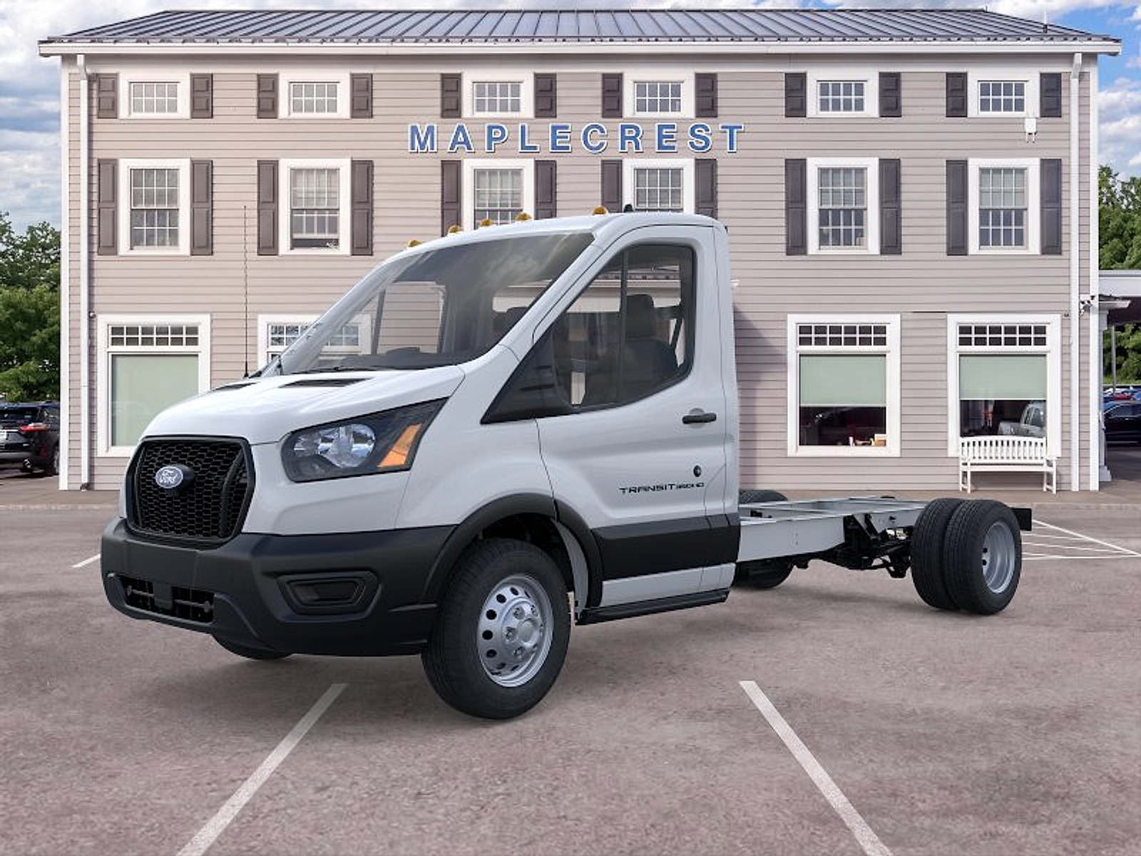 Oxford White 2026 Ford Transit Chassis Van Rear-Wheel Drive
